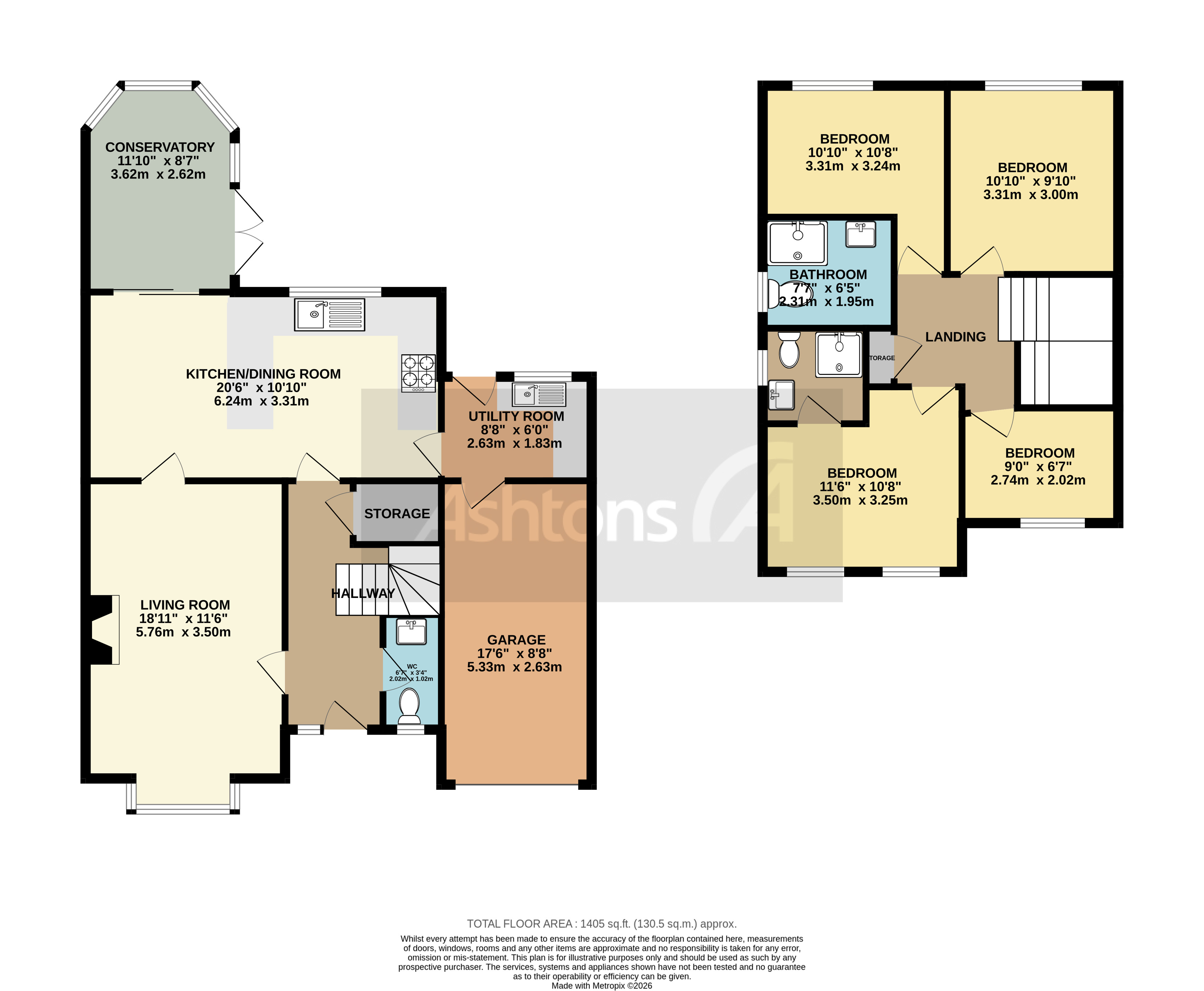 Evesham Close, Leigh Floor Plan