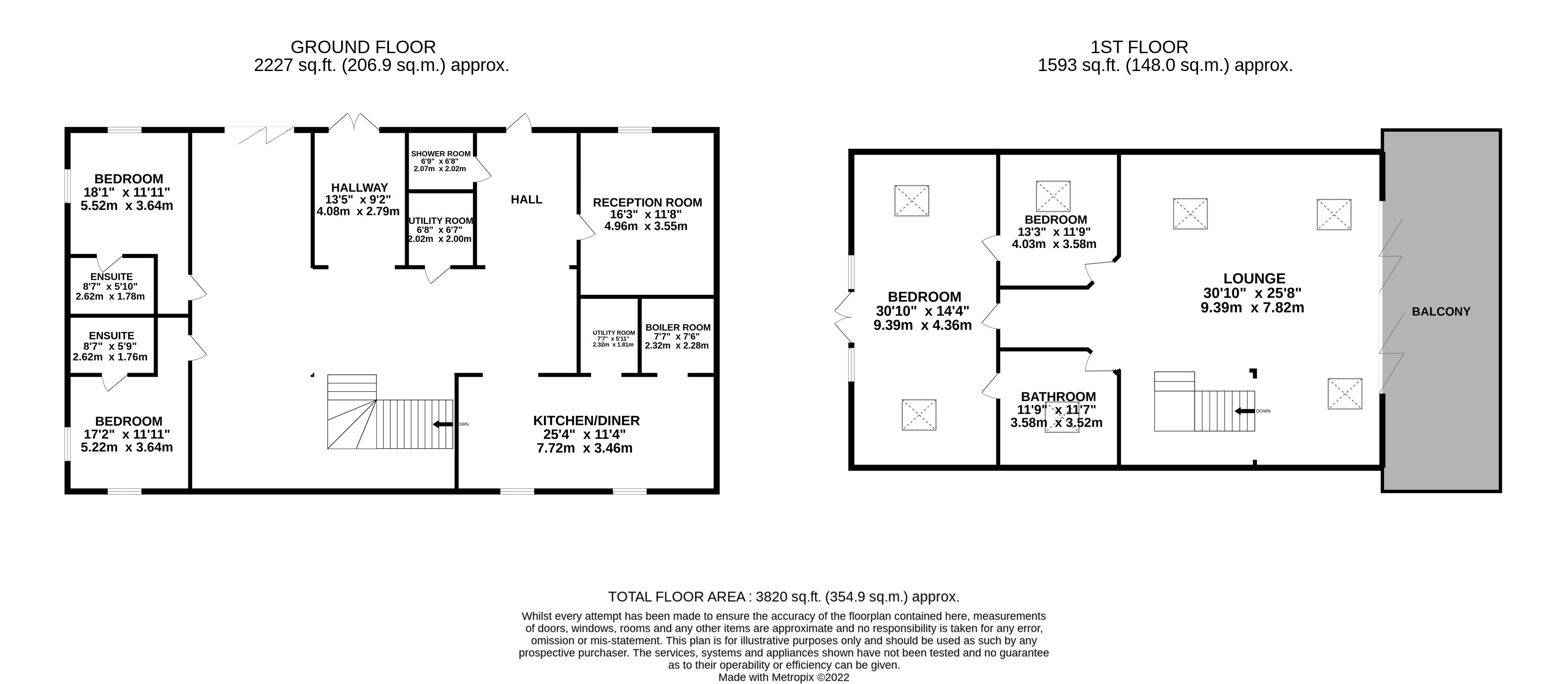 Whitewings Farm Foxs Bank Lane, Prescot Floor Plan