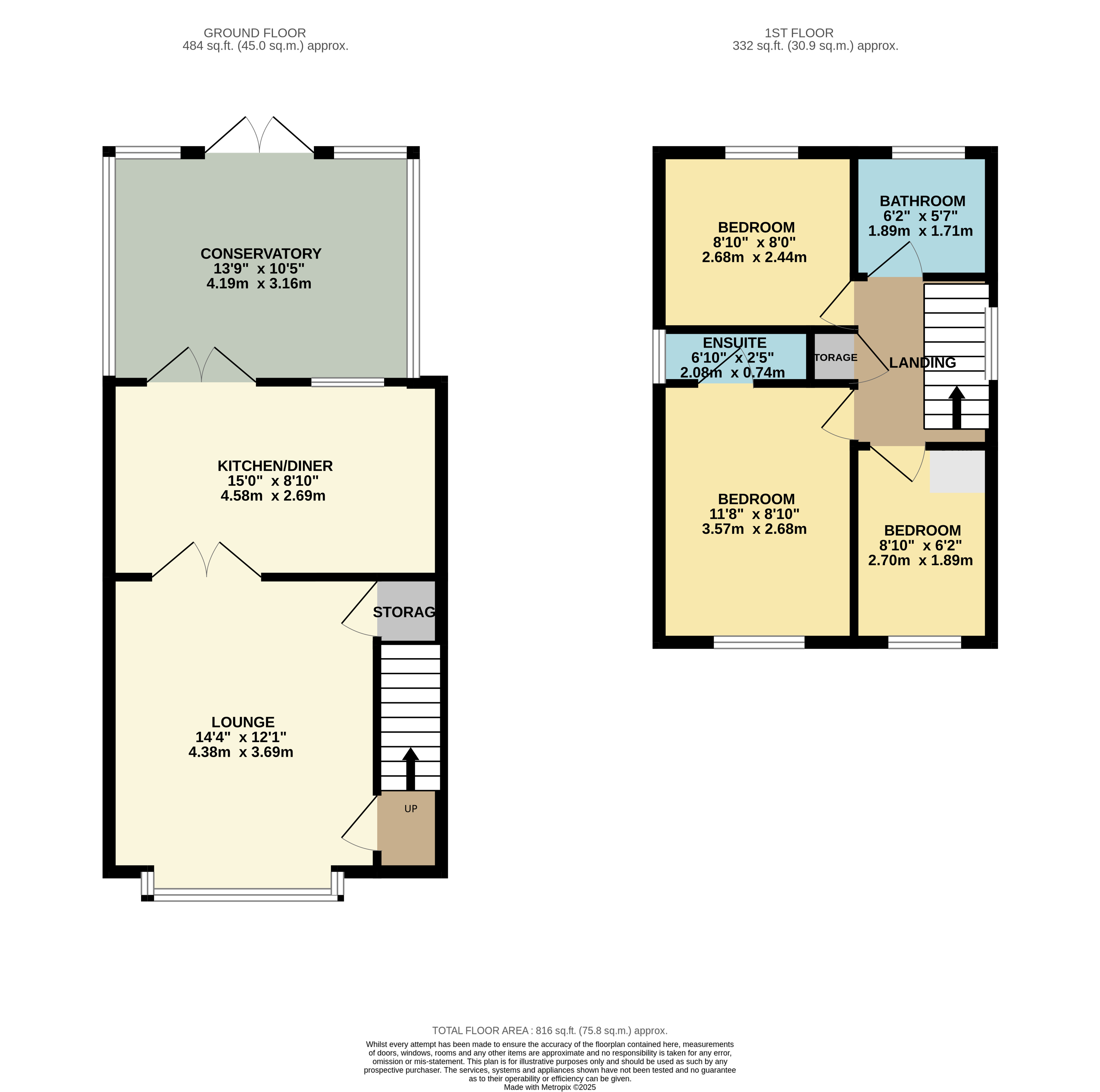 Falcon Close, Leigh Floor Plan
