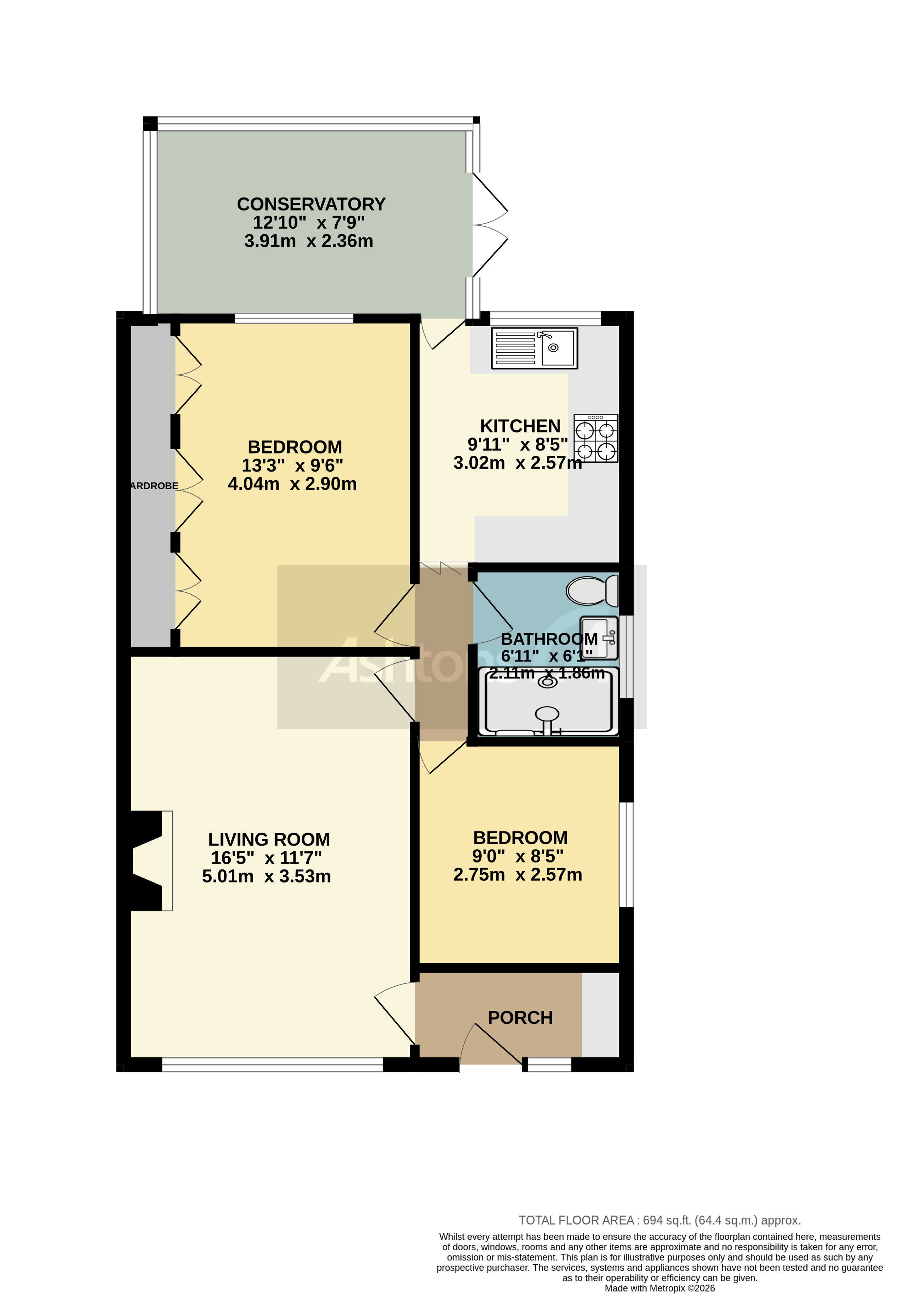 Hillside Avenue, Newton-Le-Willows Floor Plan