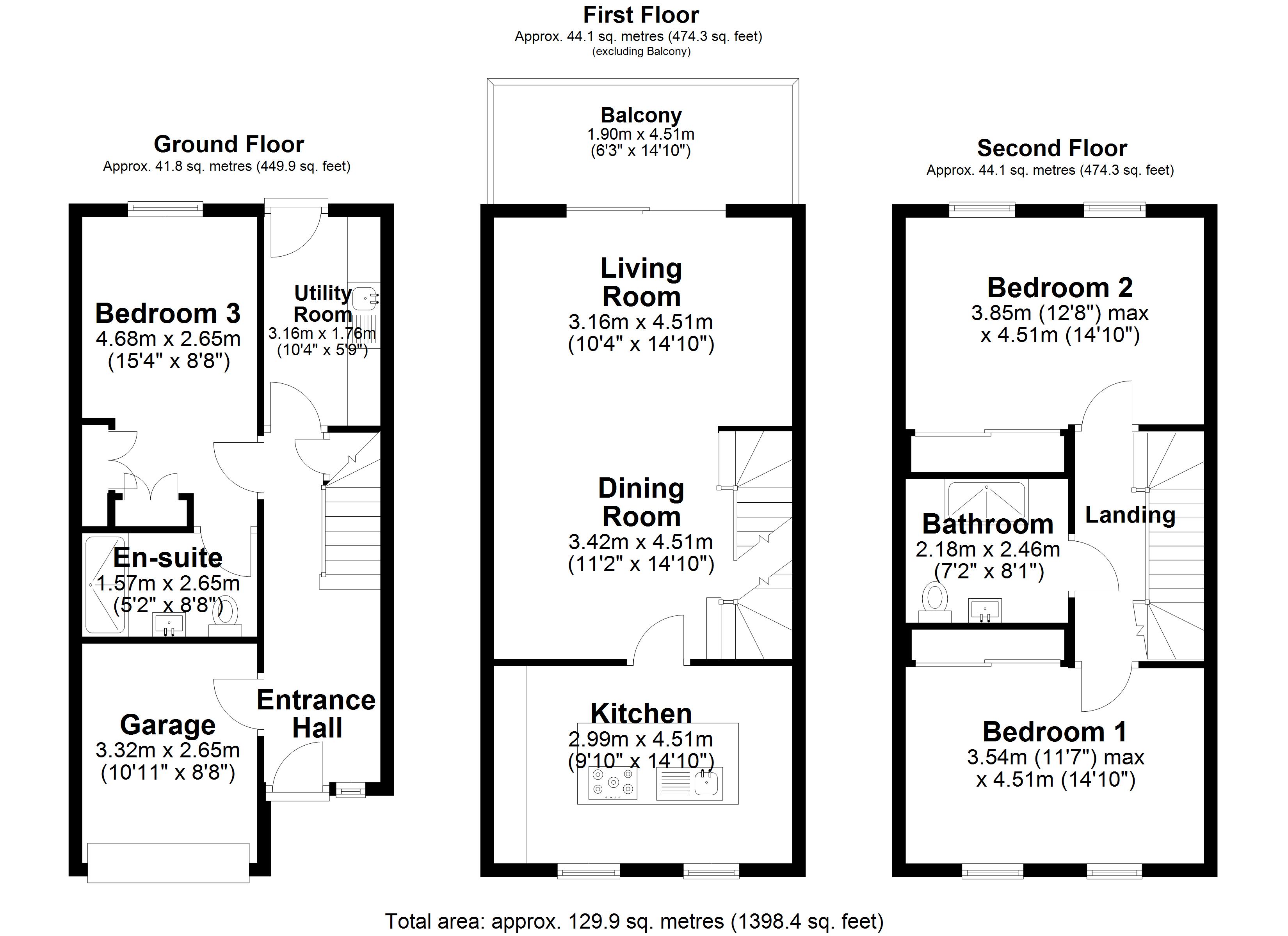 Hazelwood Mews, Warrington Floor Plan
