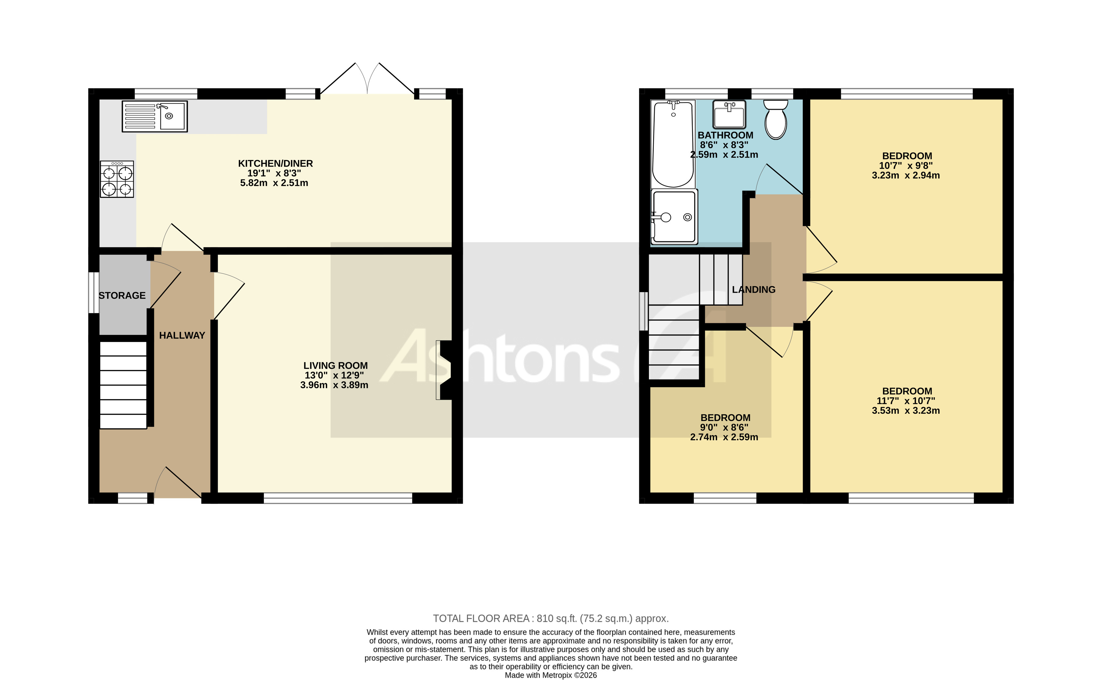 Glastonbury Avenue, Warrington Floor Plan