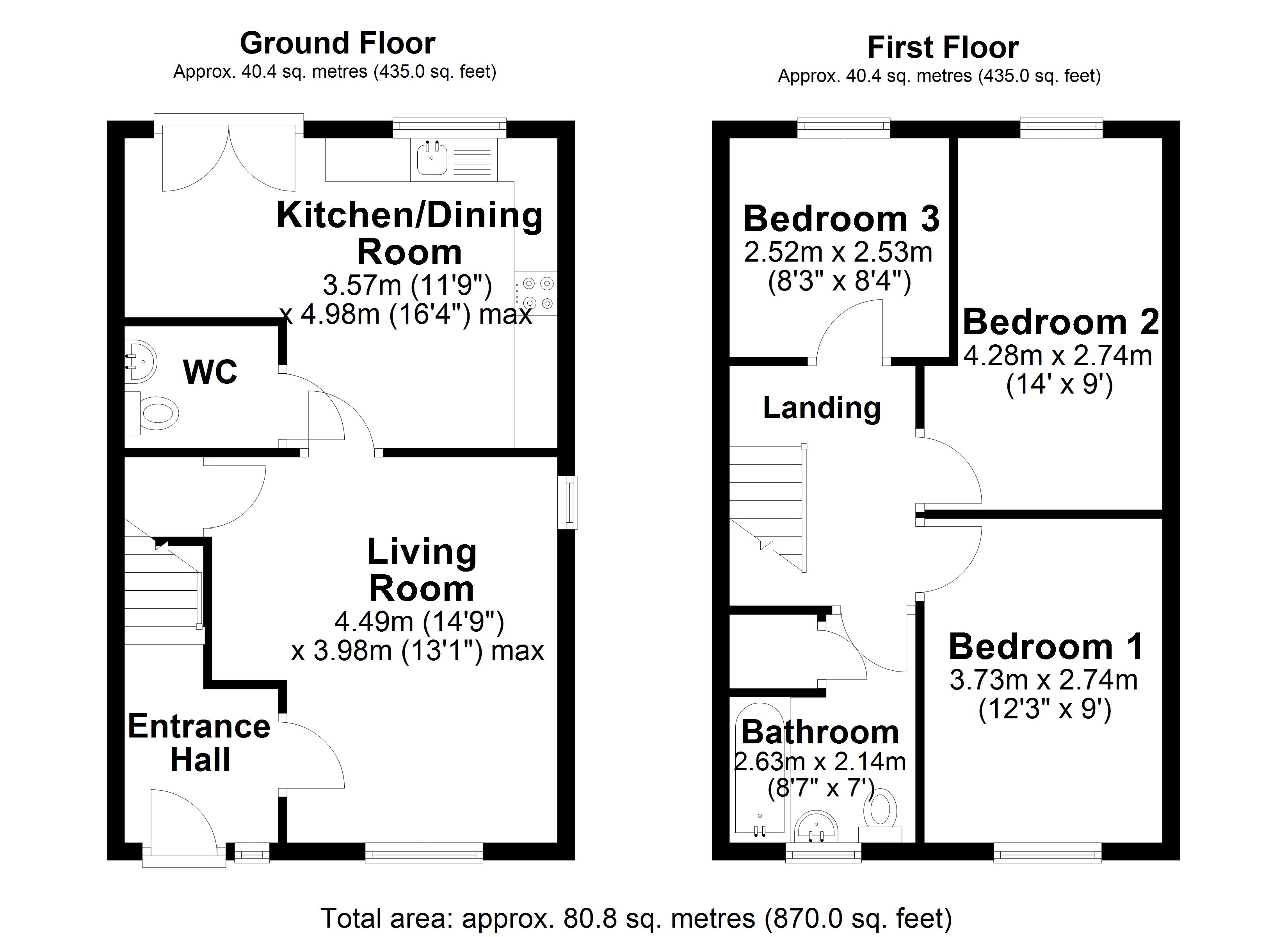 Ash Acre Meadows, Warrington Floor Plan