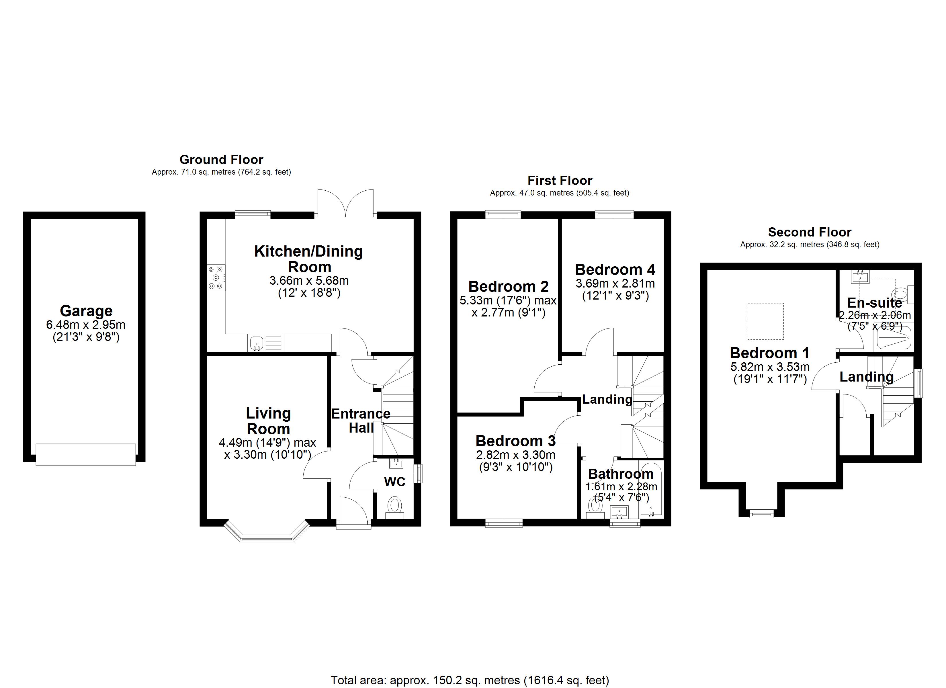 Melba Crescent, Warrington Floor Plan