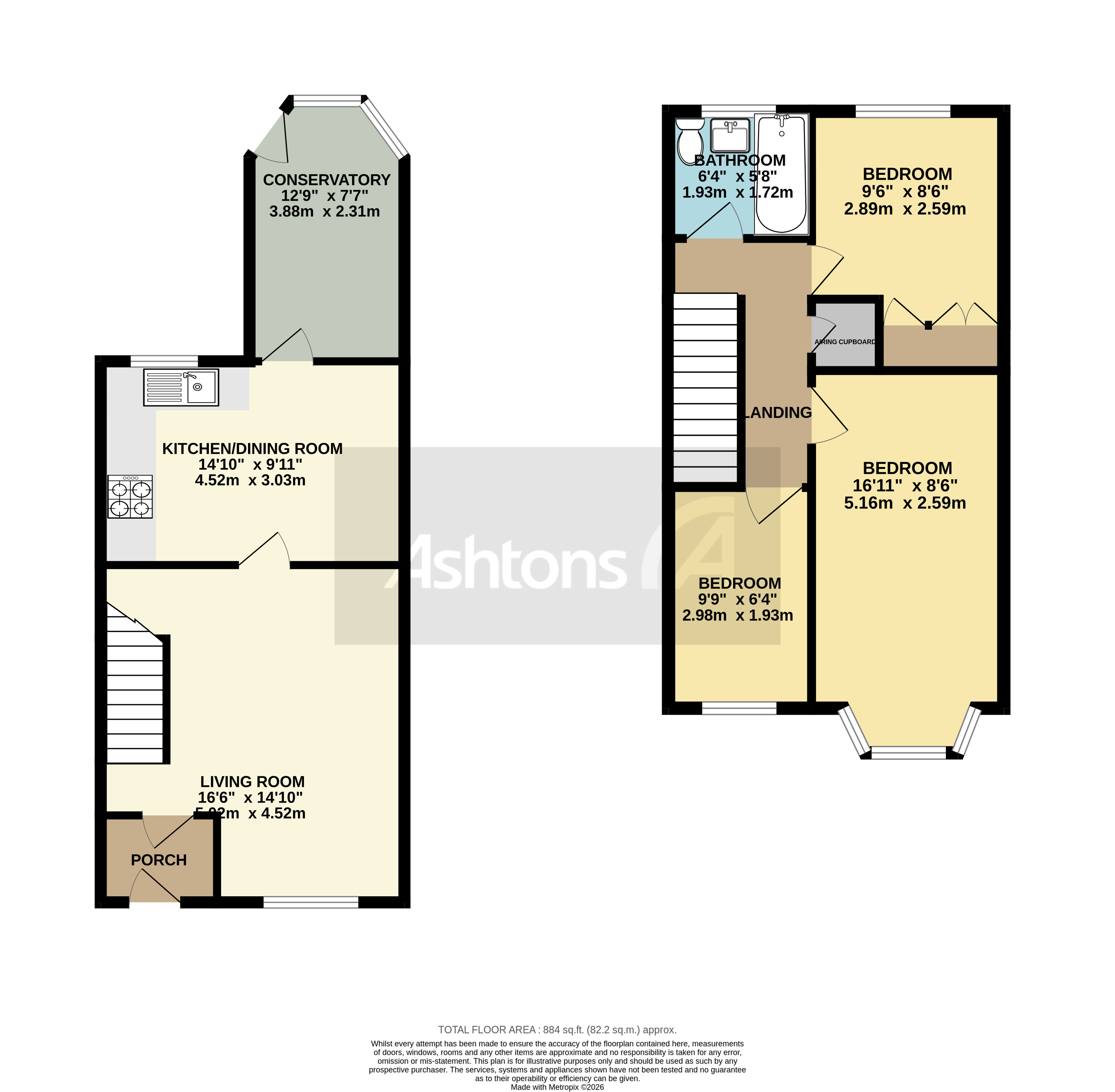 Oban Grove, Warrington Floor Plan