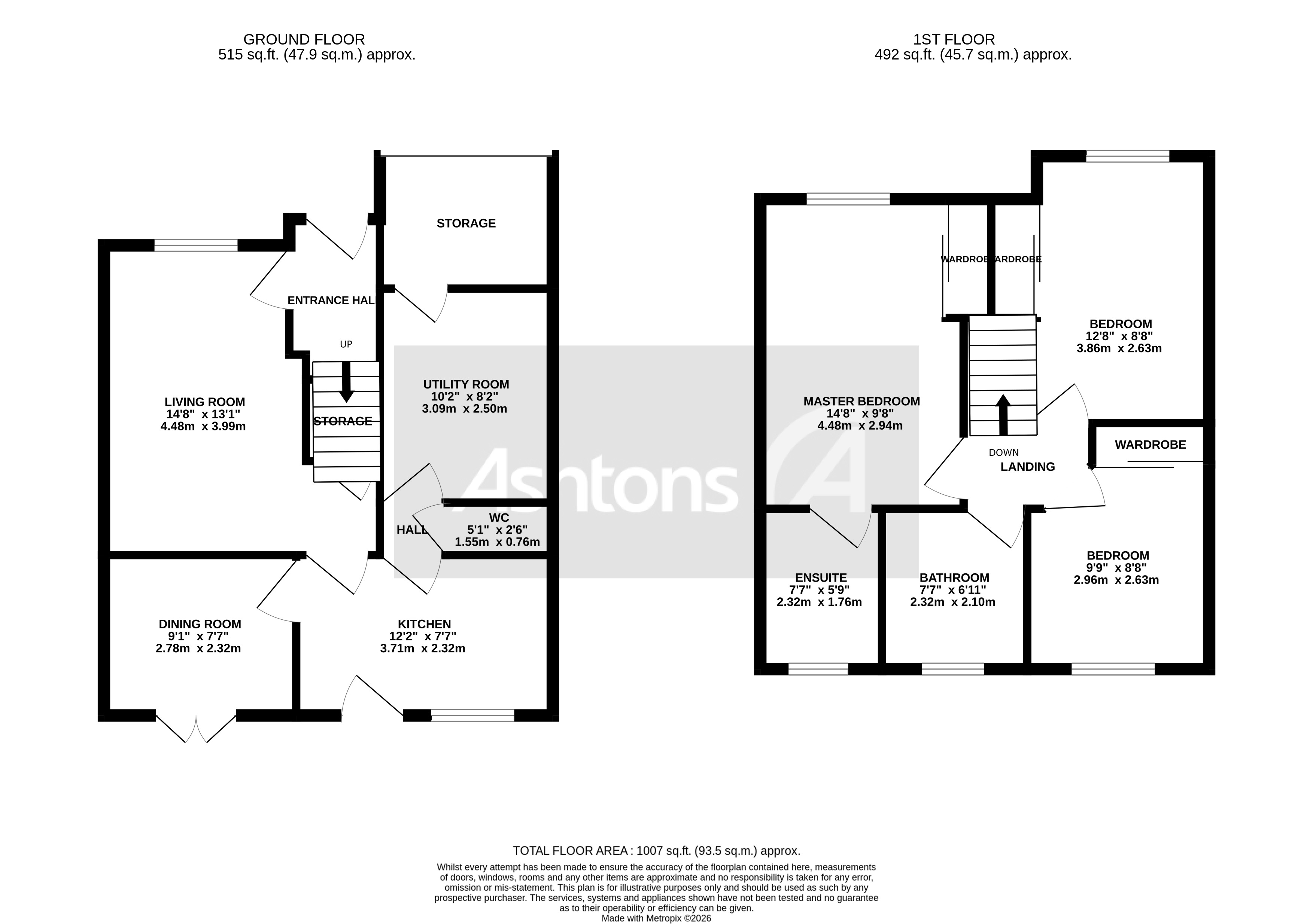 Ellington Drive, Warrington Floor Plan