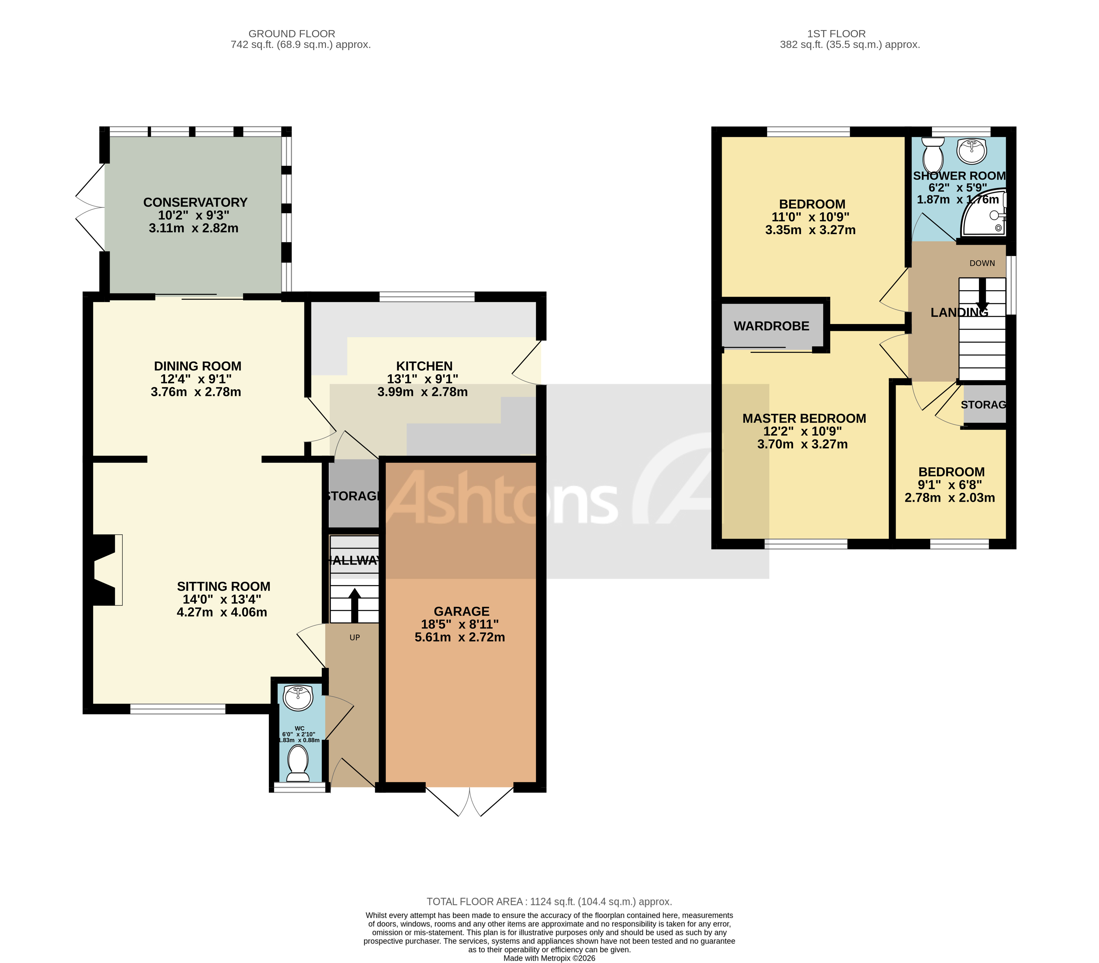 Shropshire Close, Warrington Floor Plan