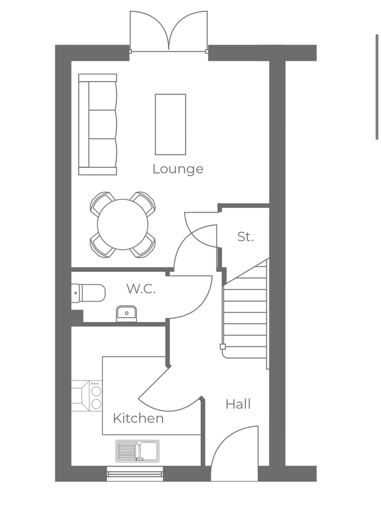 Meadowmead, Leigh Floor Plan