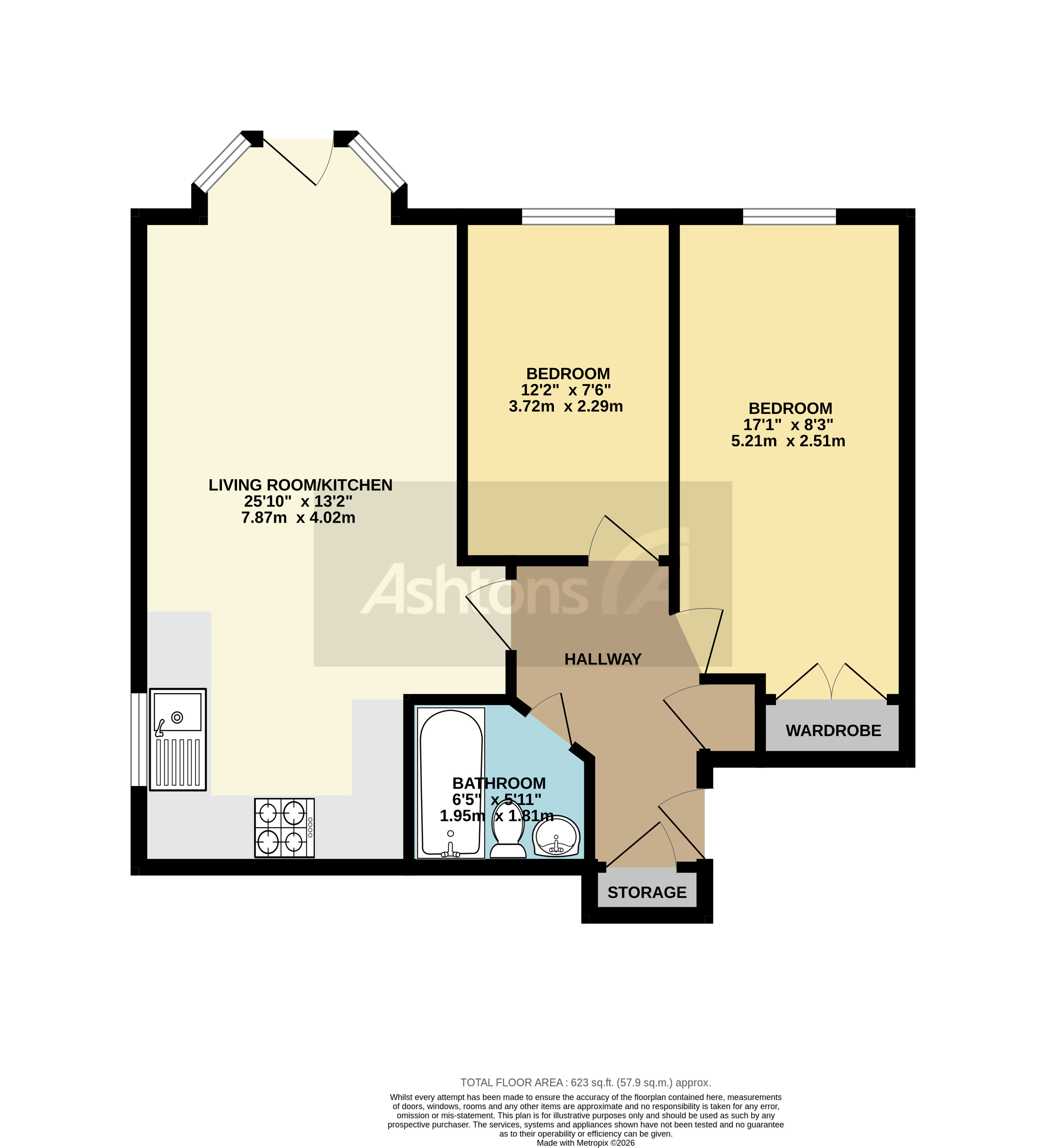 Apartment 2, Wigan Floor Plan