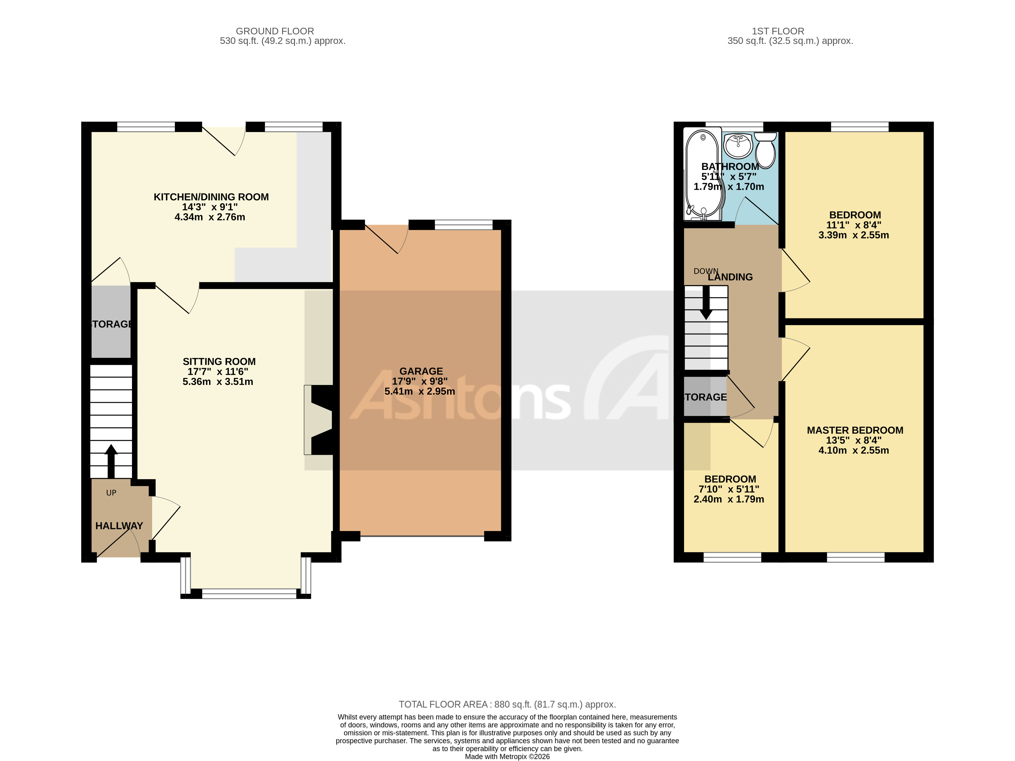 Tweedsmuir Close, Warrington Floor Plan