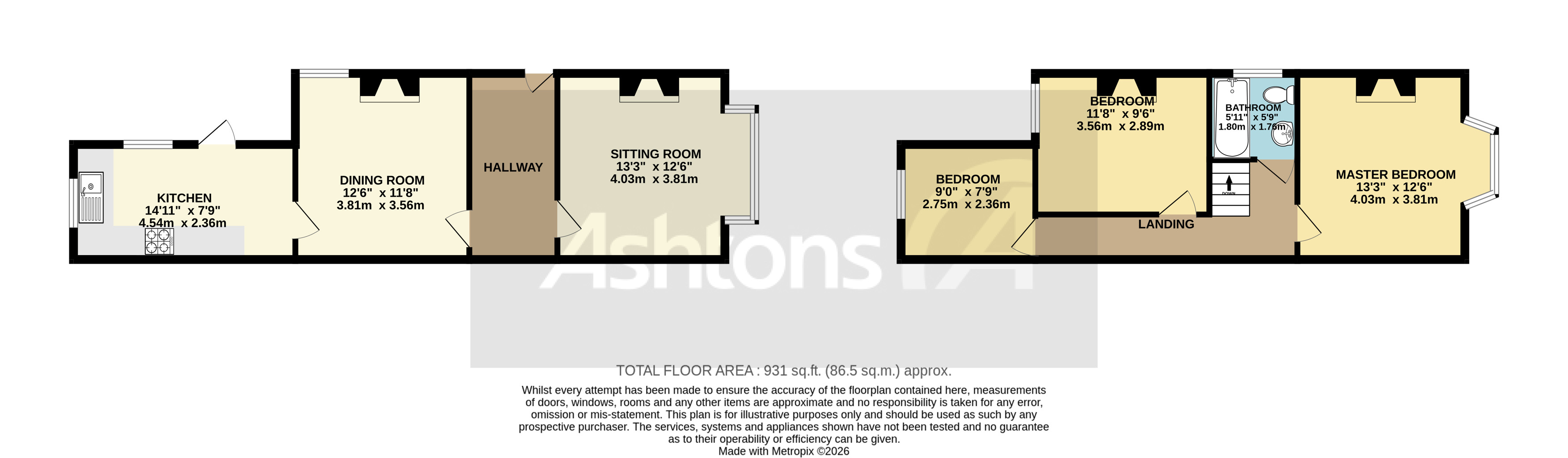 Amelia Street, Warrington Floor Plan