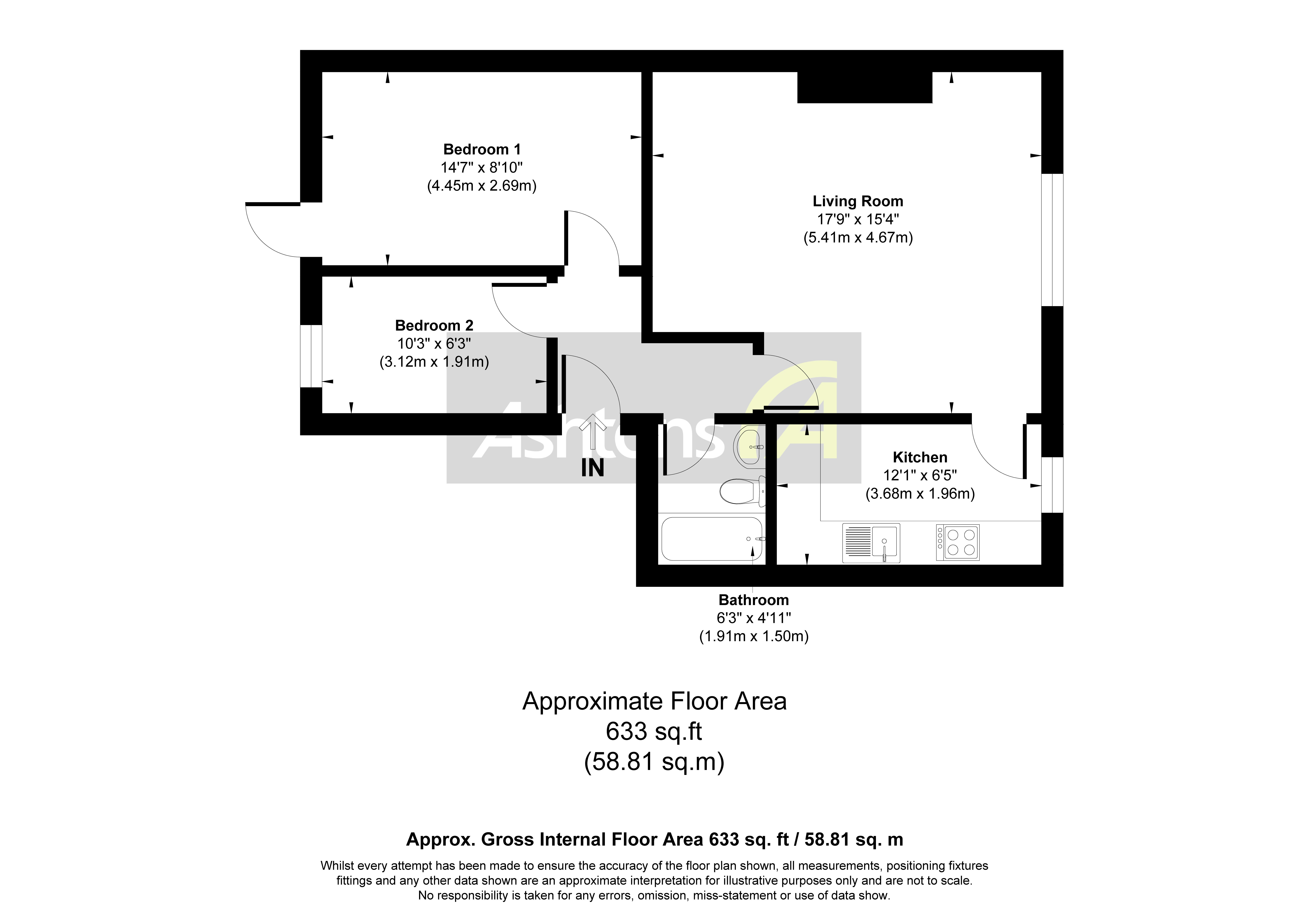 Apartment 6, Liverpool Floor Plan