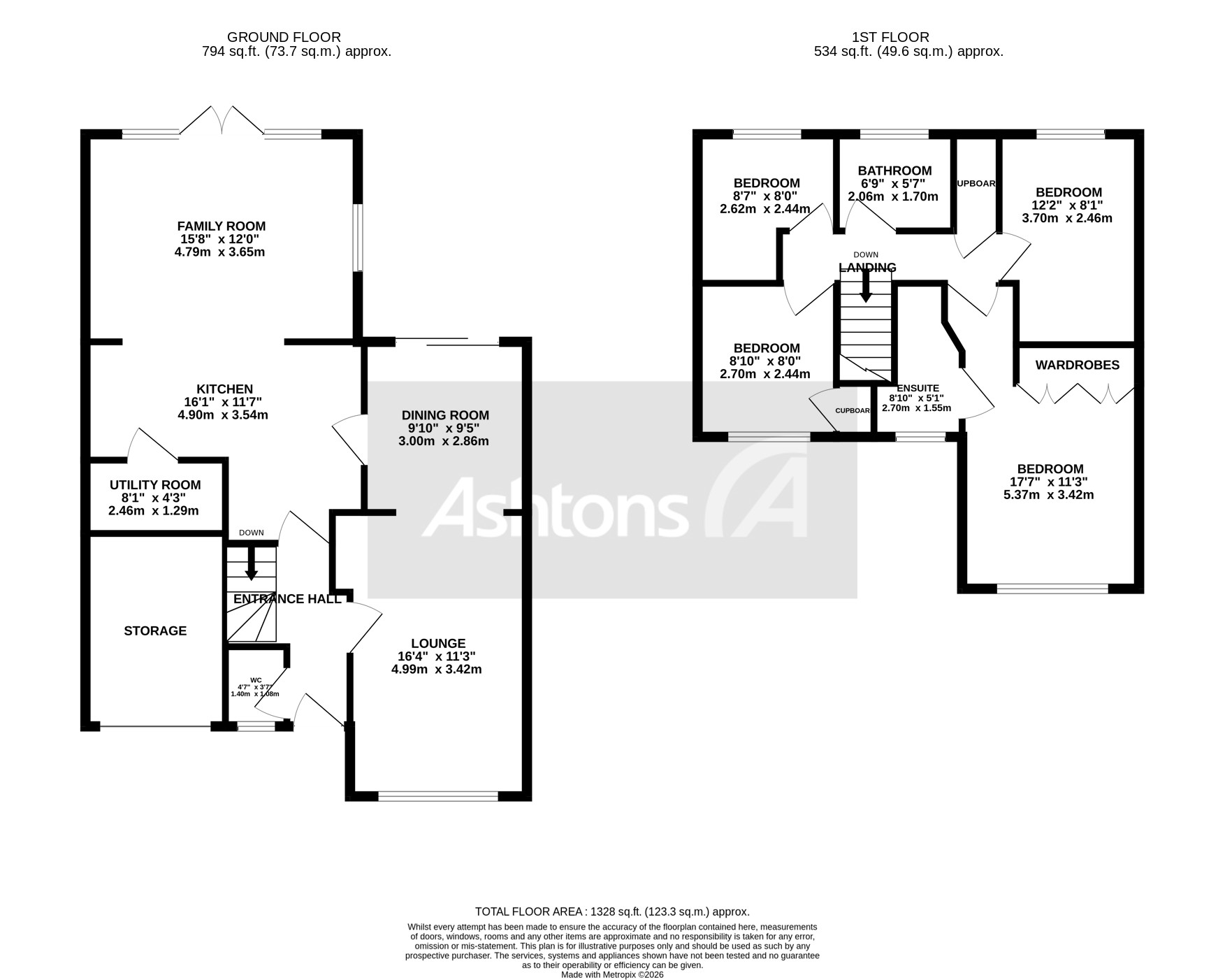 Godshill Close, Warrington Floor Plan