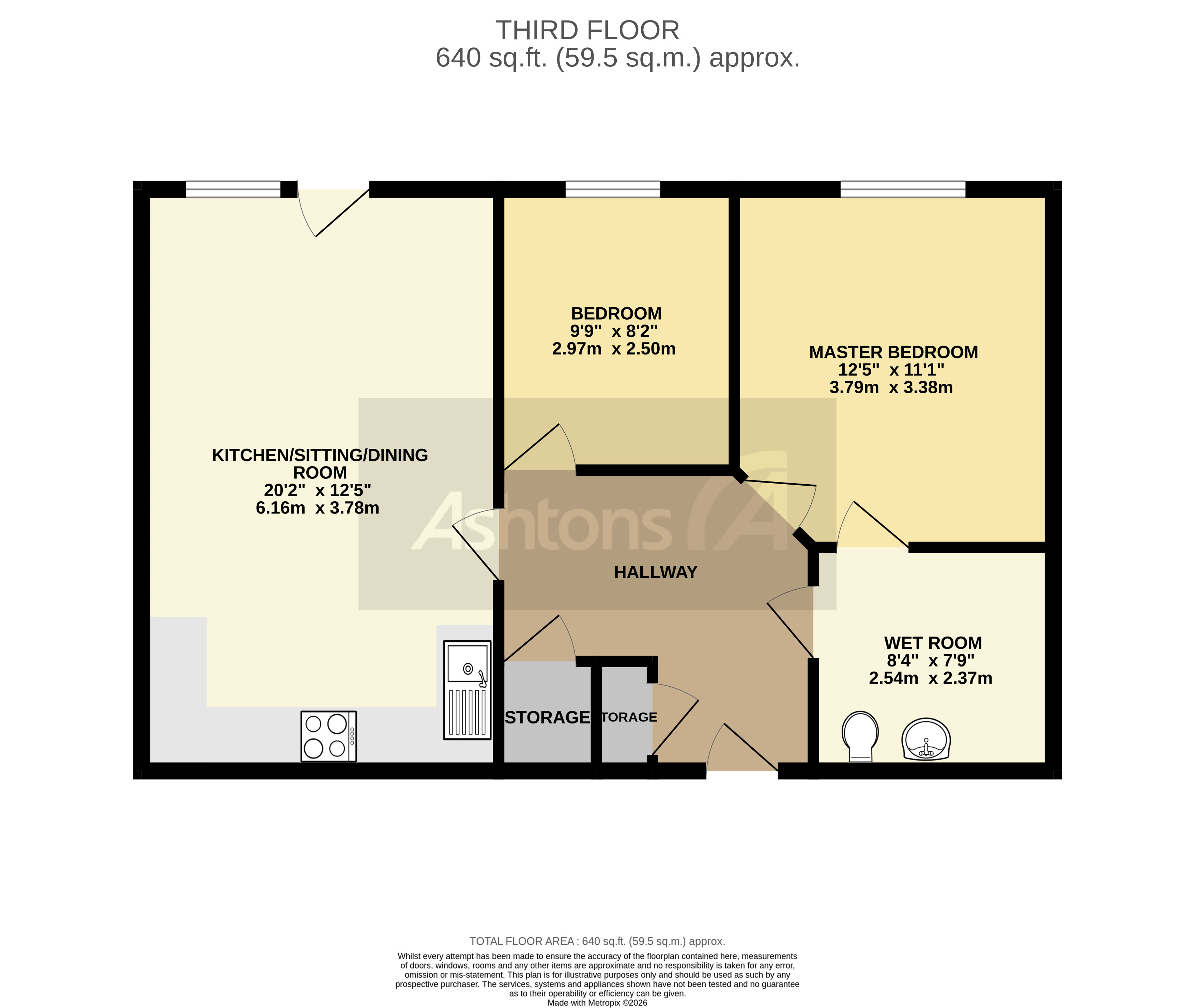 Apartment 305, Warrington Floor Plan