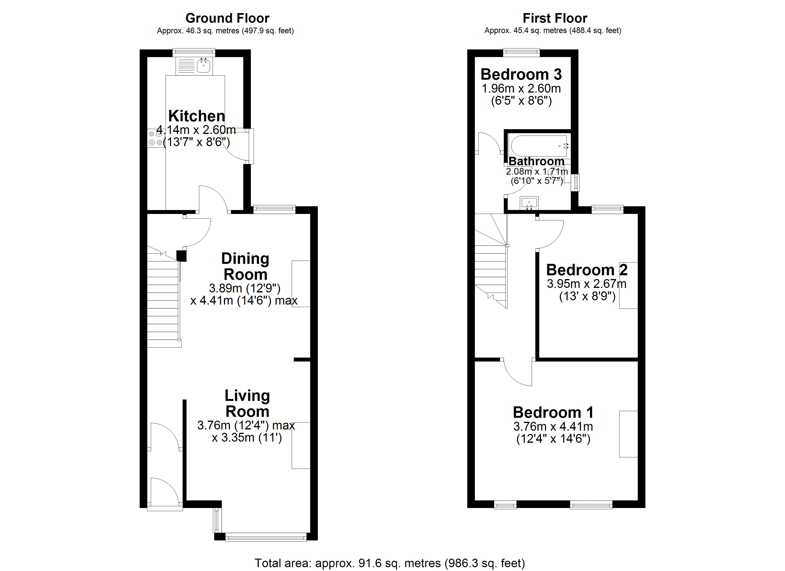Fletcher Street, Warrington Floor Plan