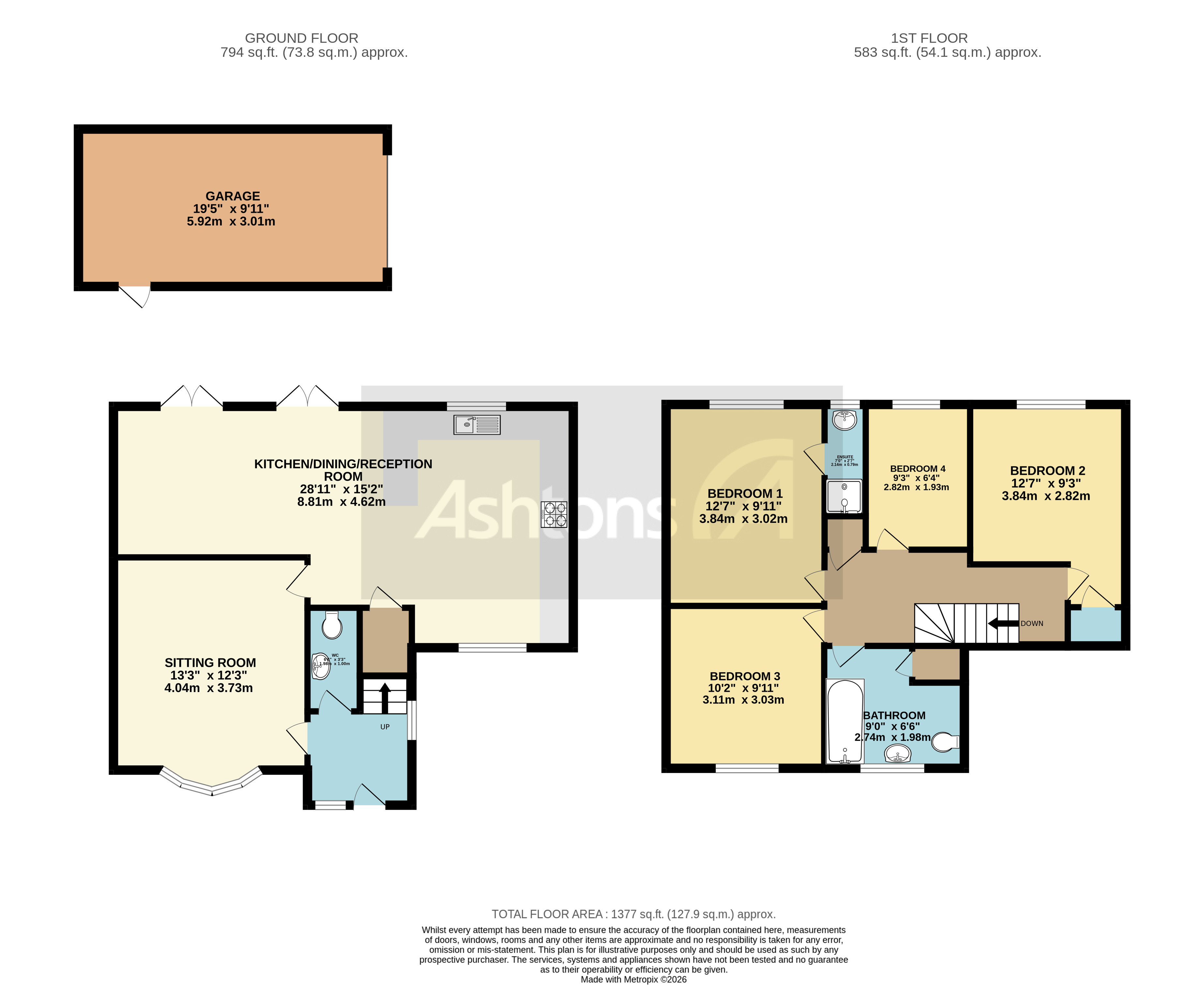 Gilderdale Close, Warrington Floor Plan
