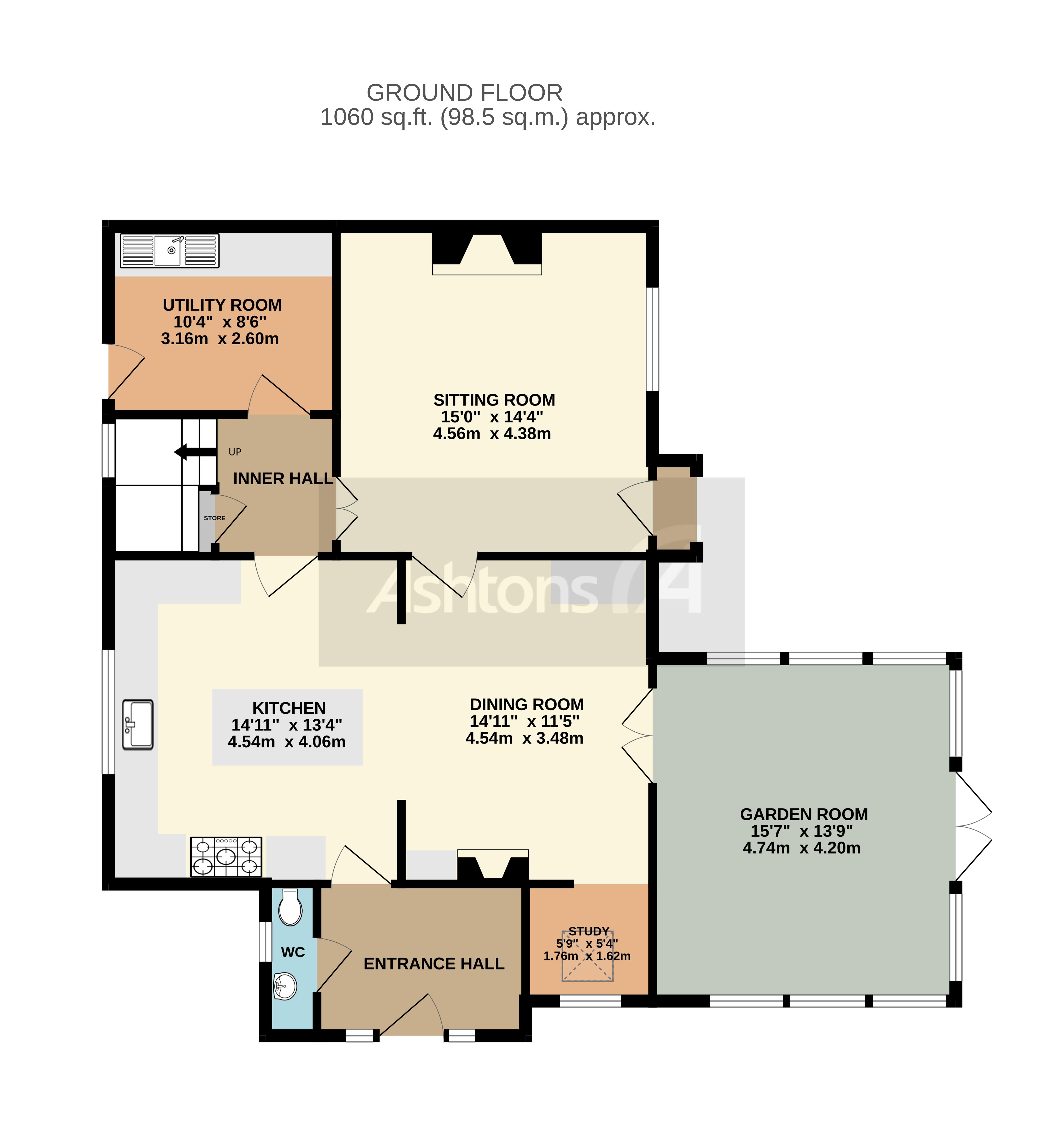 Brow Farm Cottage, Warrington Floor Plan