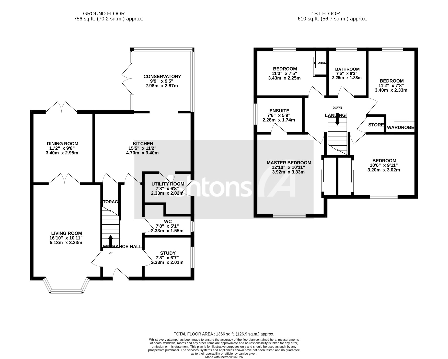 Tunbridge Close, Warrington Floor Plan