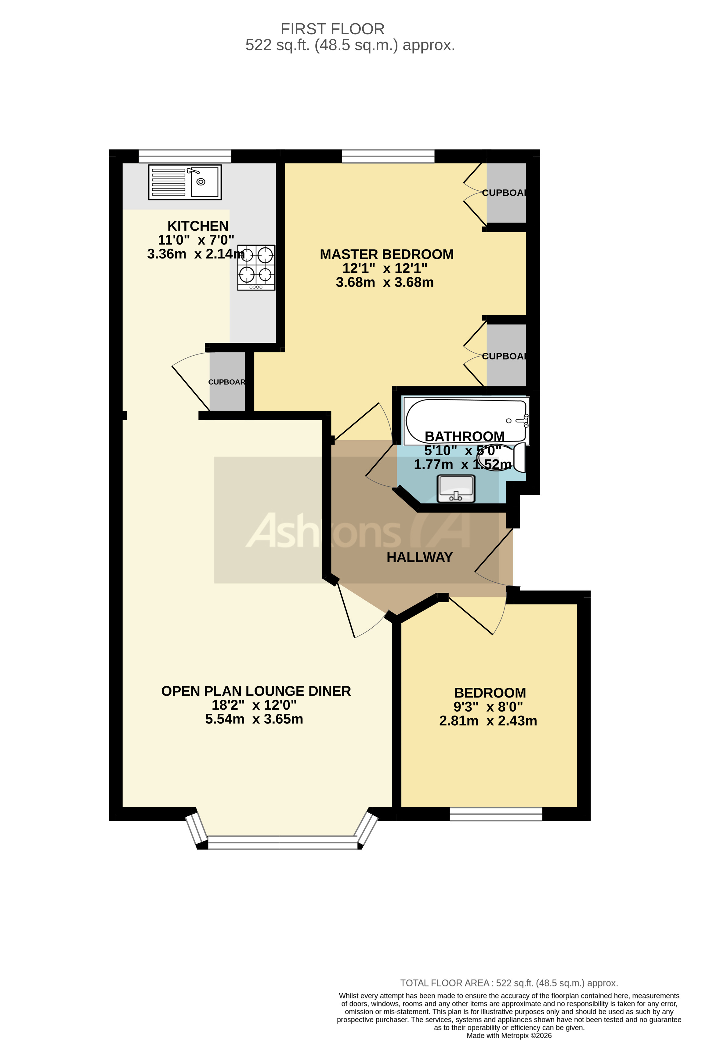 Flat 5, Warrington Floor Plan