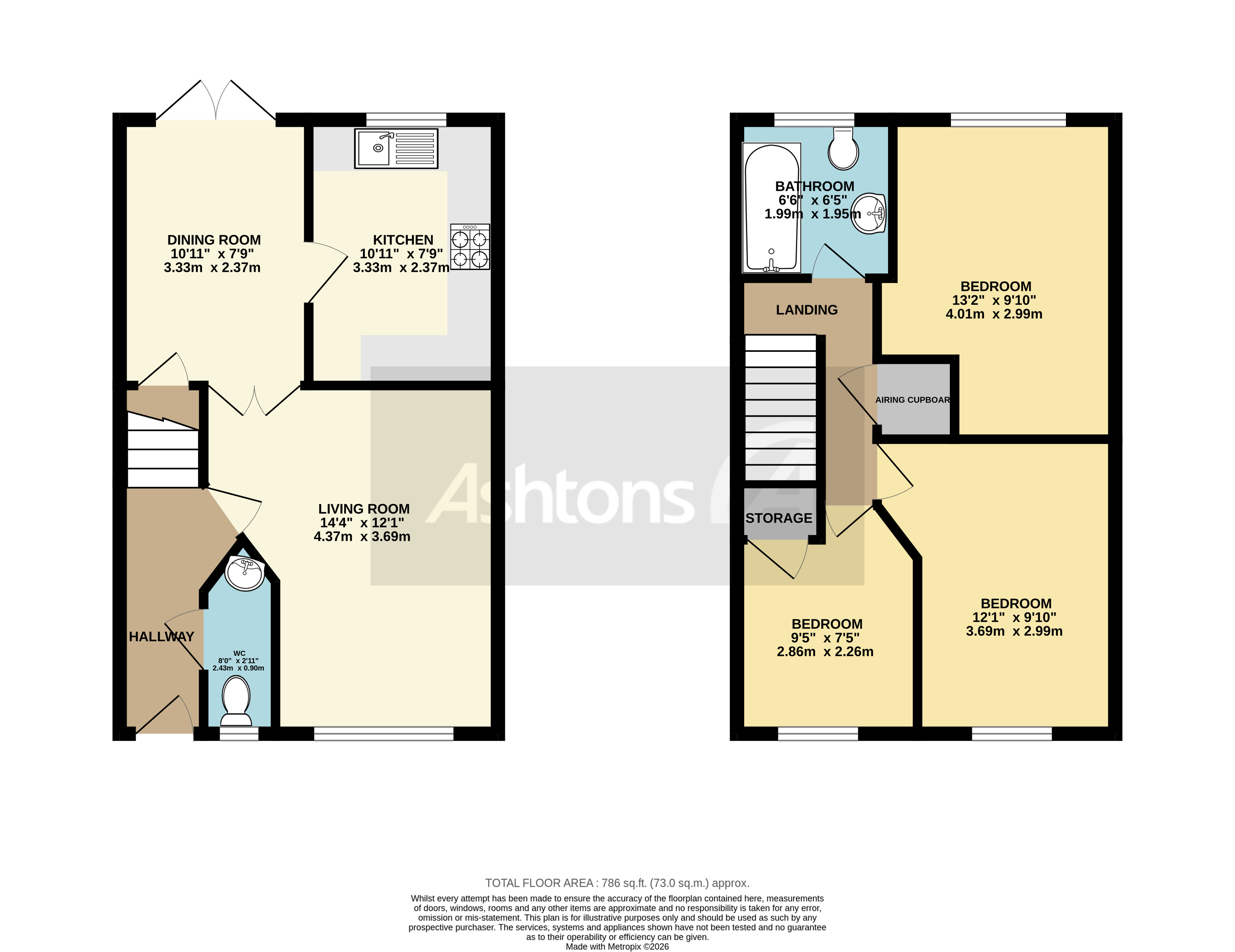 Langton Close, Newton-Le-Willows Floor Plan