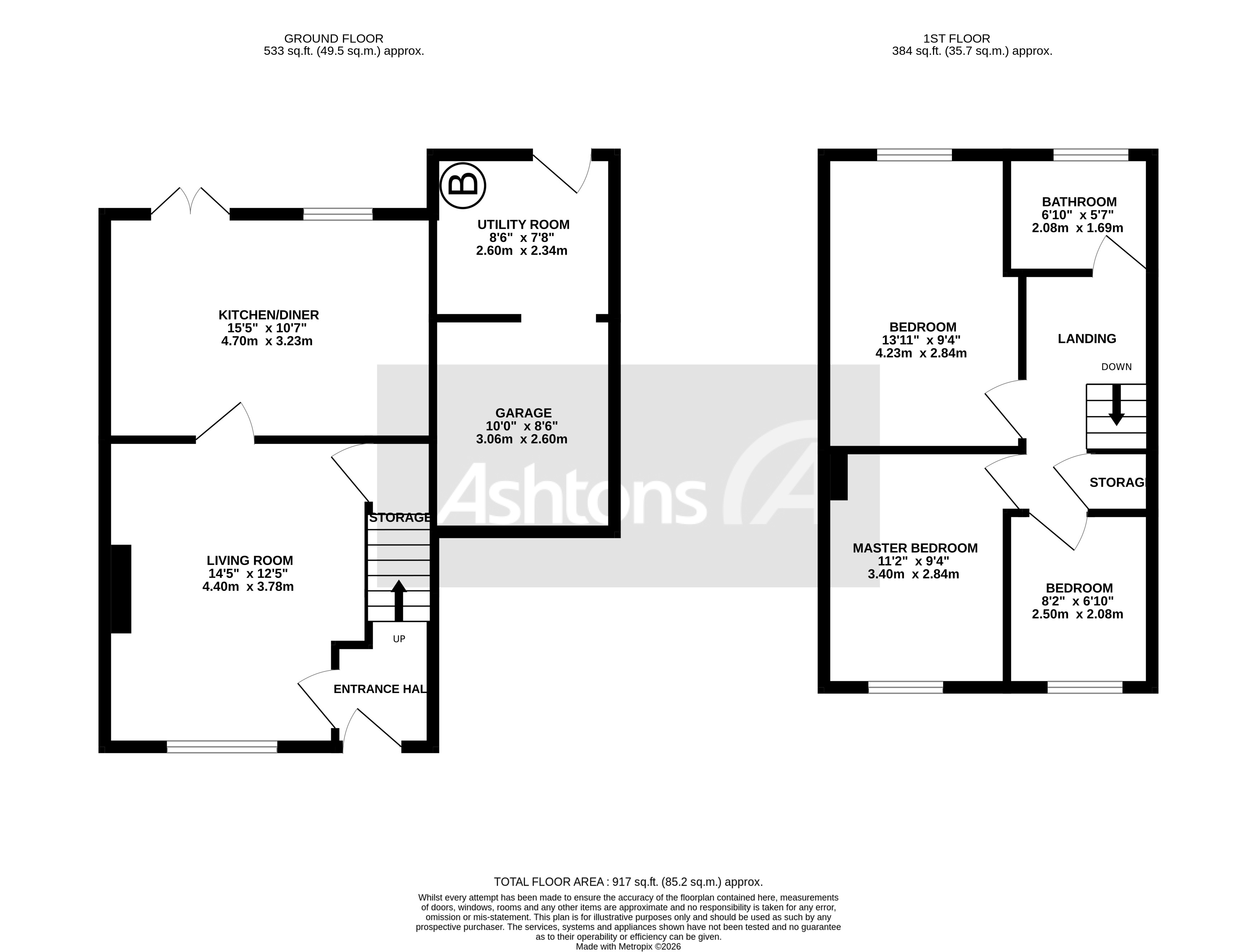 Ventnor Close, Warrington Floor Plan