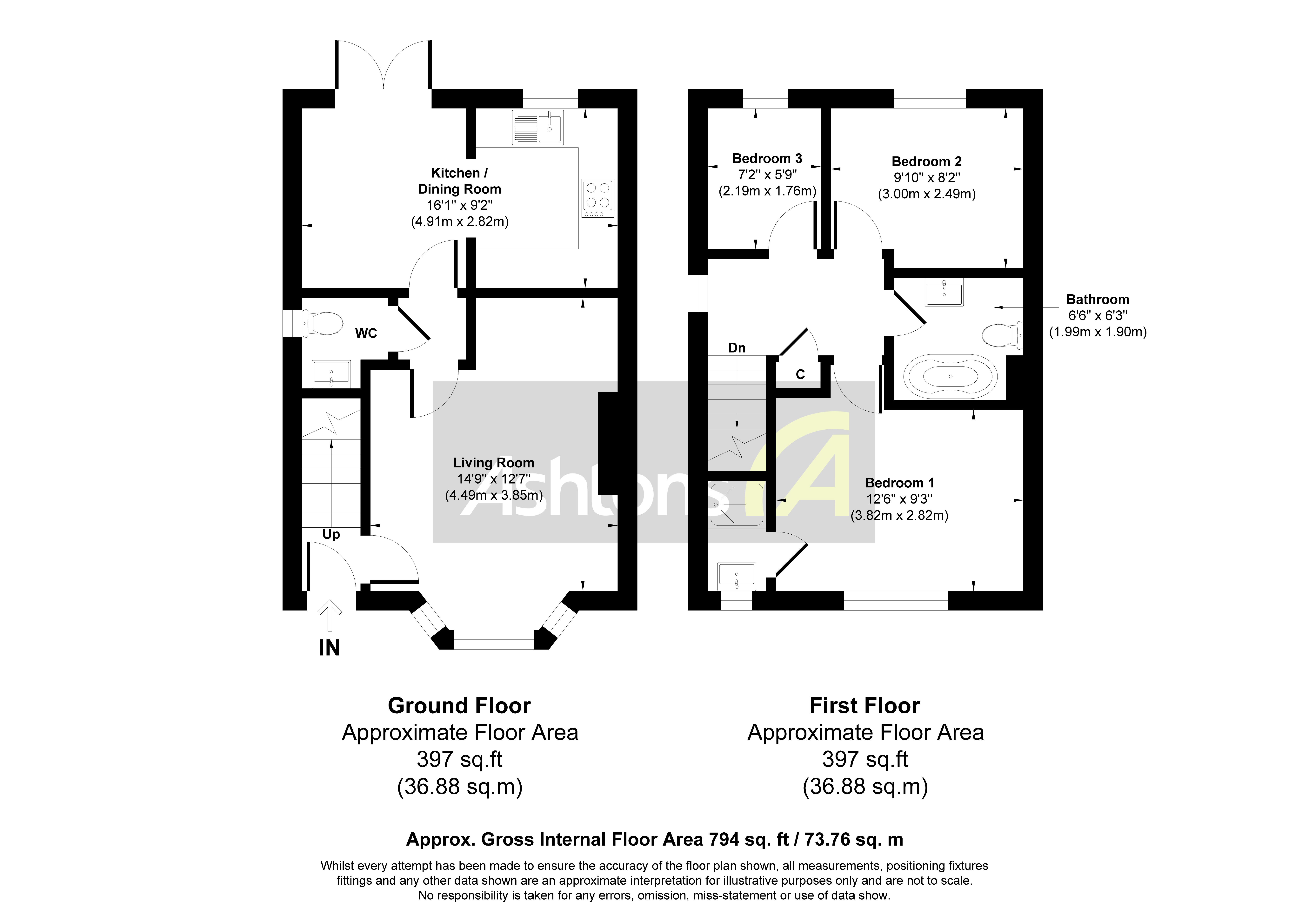 Ashwood Close, Widnes Floor Plan