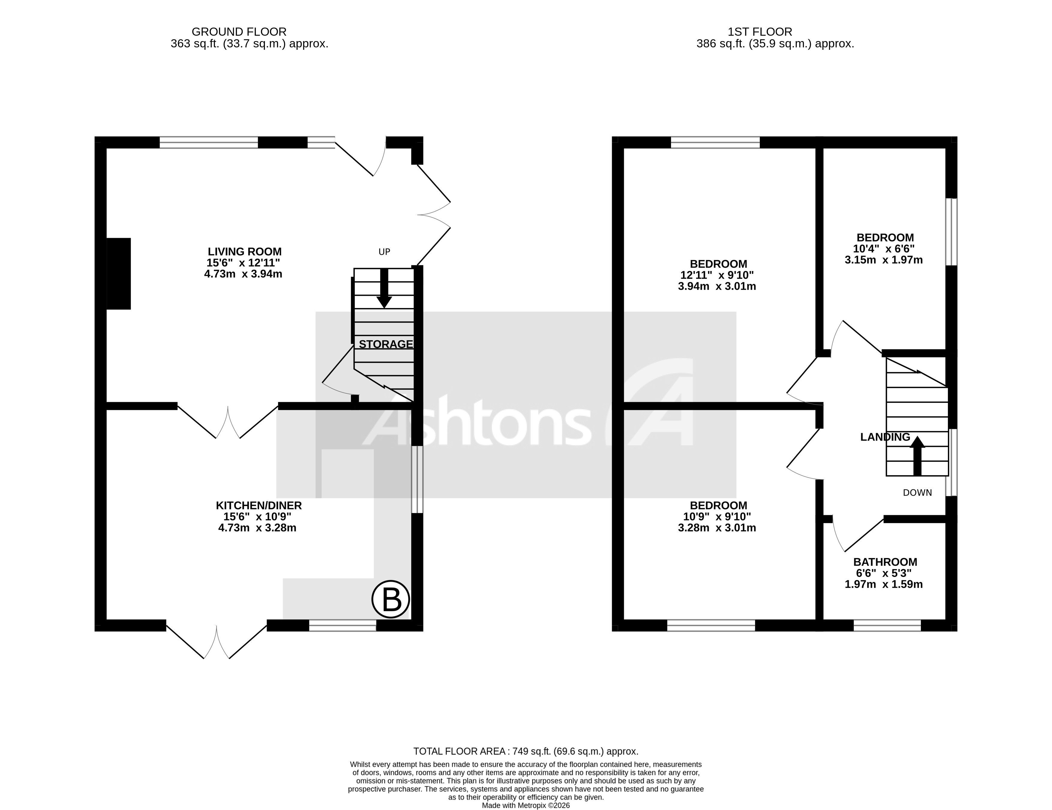 Roby Grove, Warrington Floor Plan