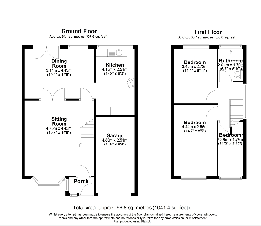 Lawson Avenue, Leigh Floor Plan