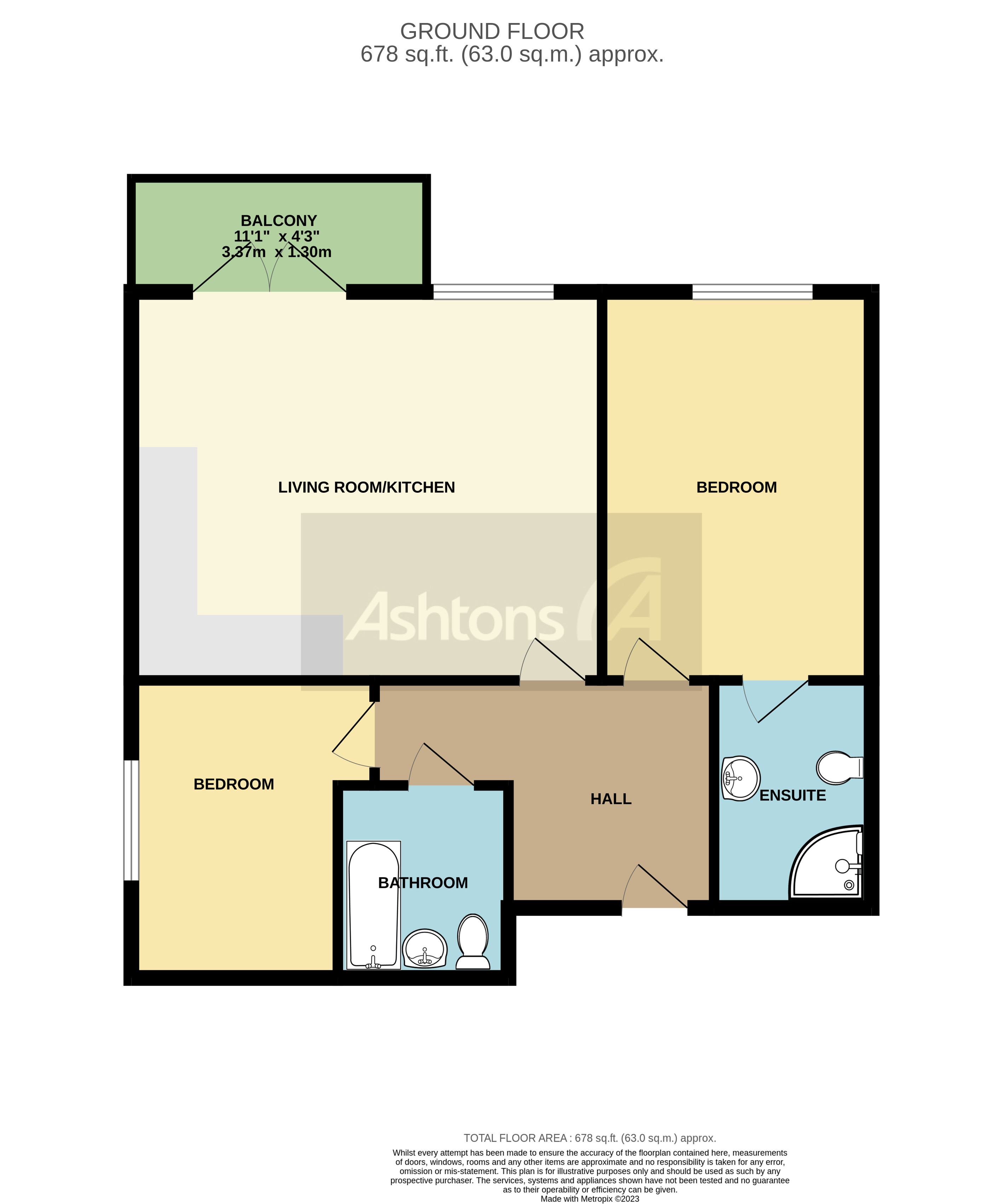 Apartment 28, Warrington Floor Plan