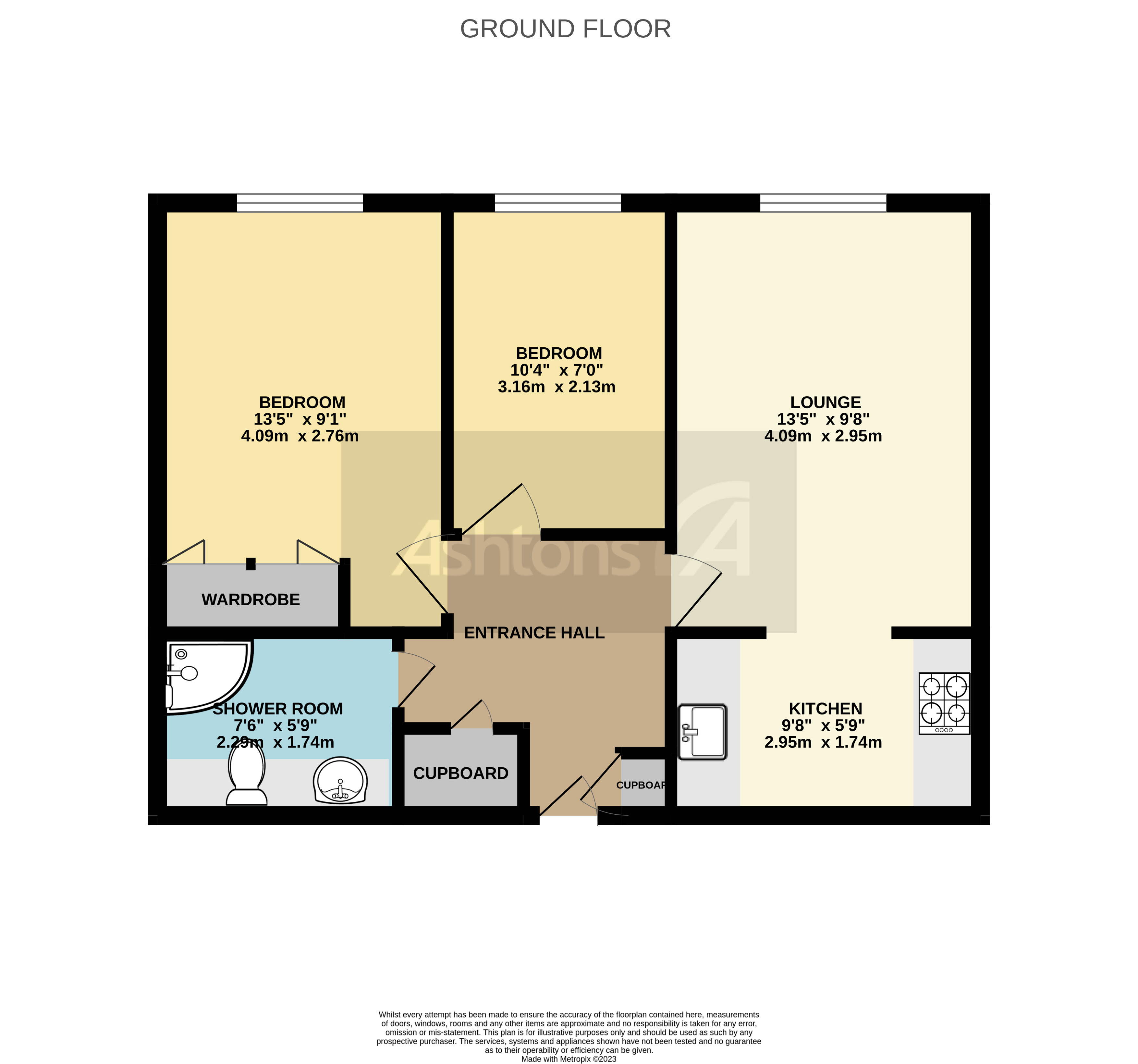 Flat 87, Warrington Floor Plan