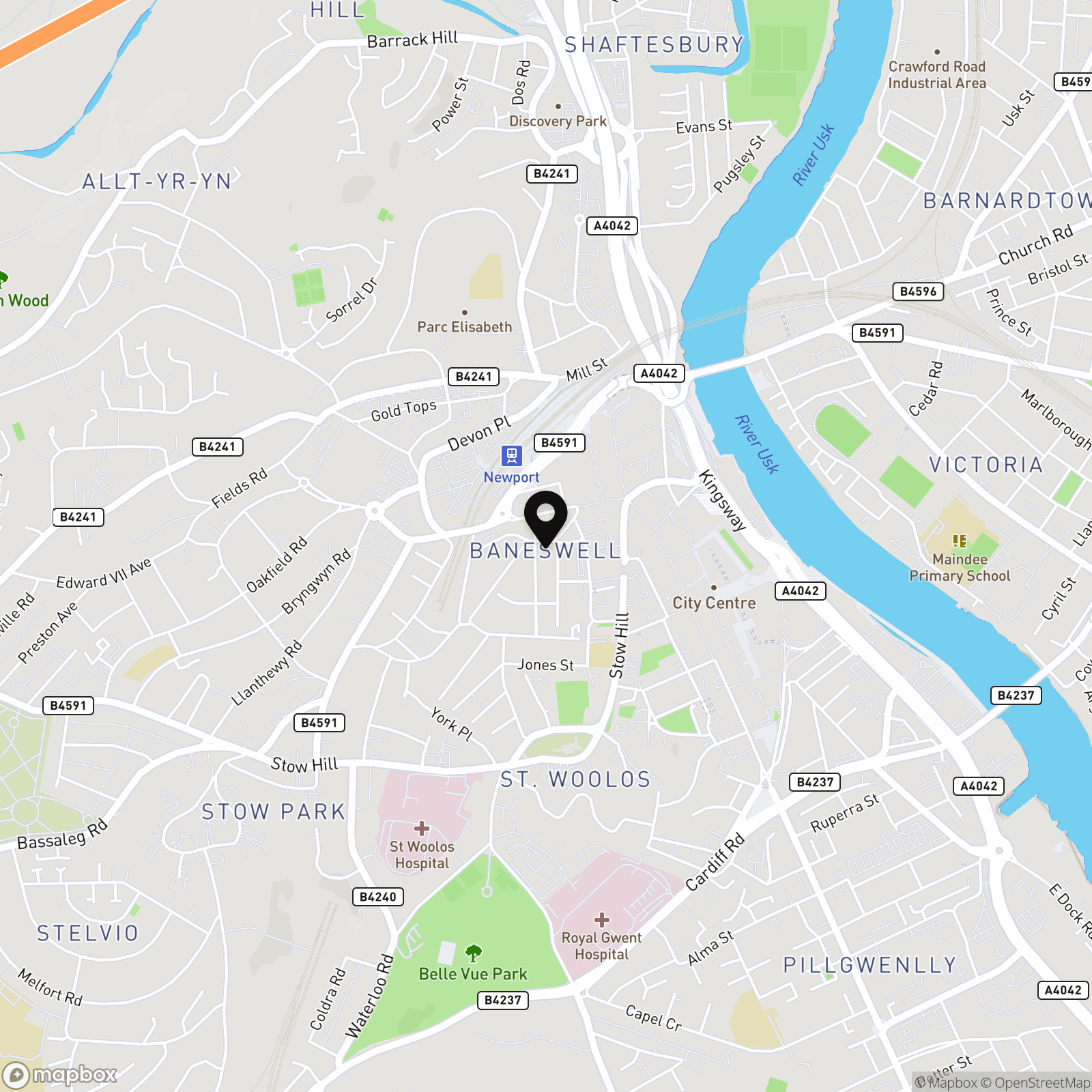 Baneswell Road, Newport, NP20 Street