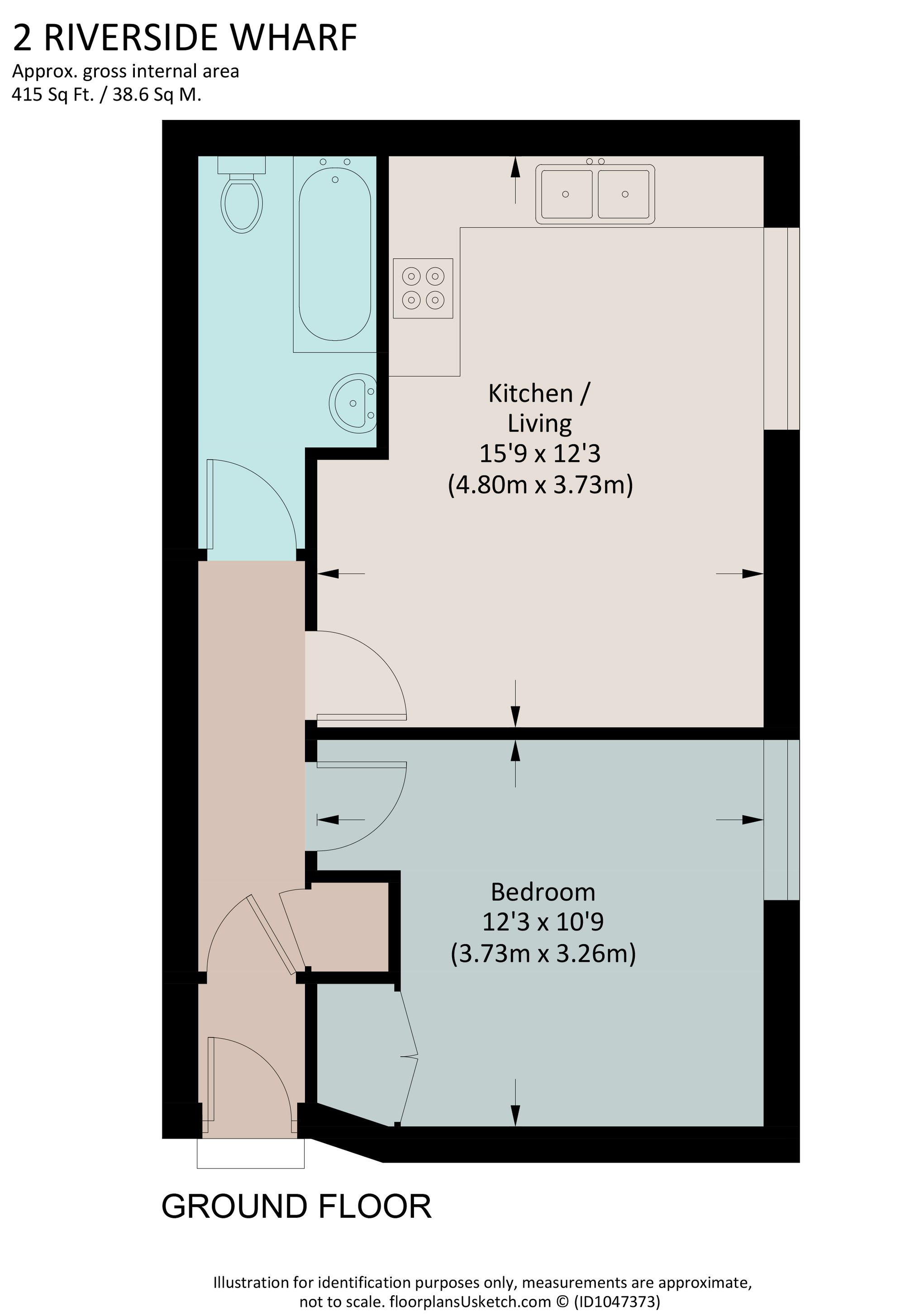 Riverside Wharf, Kingswear floorplan