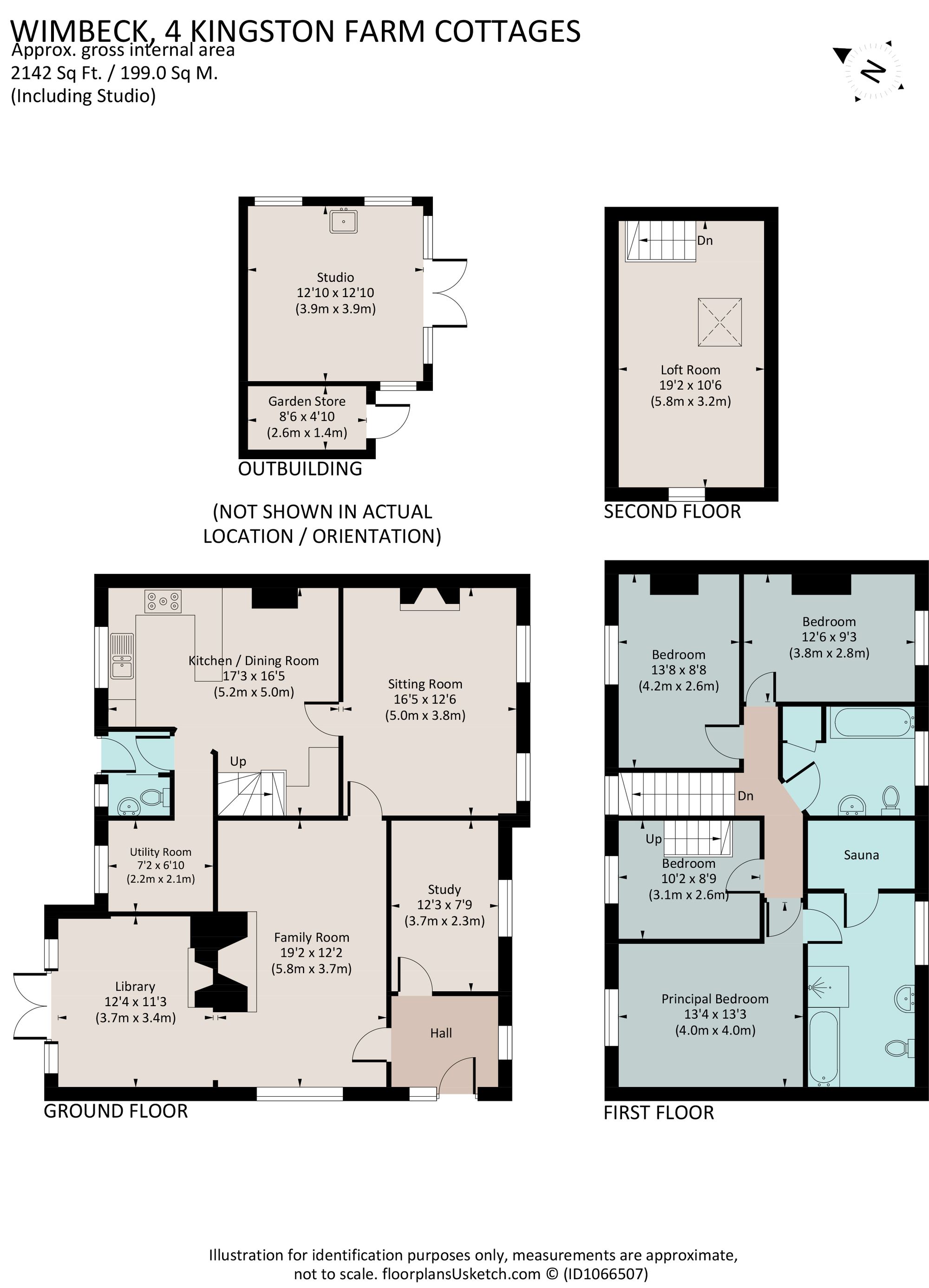 Wimbeck, 4 Kingston Farm Cottages, Kingswear floorplan