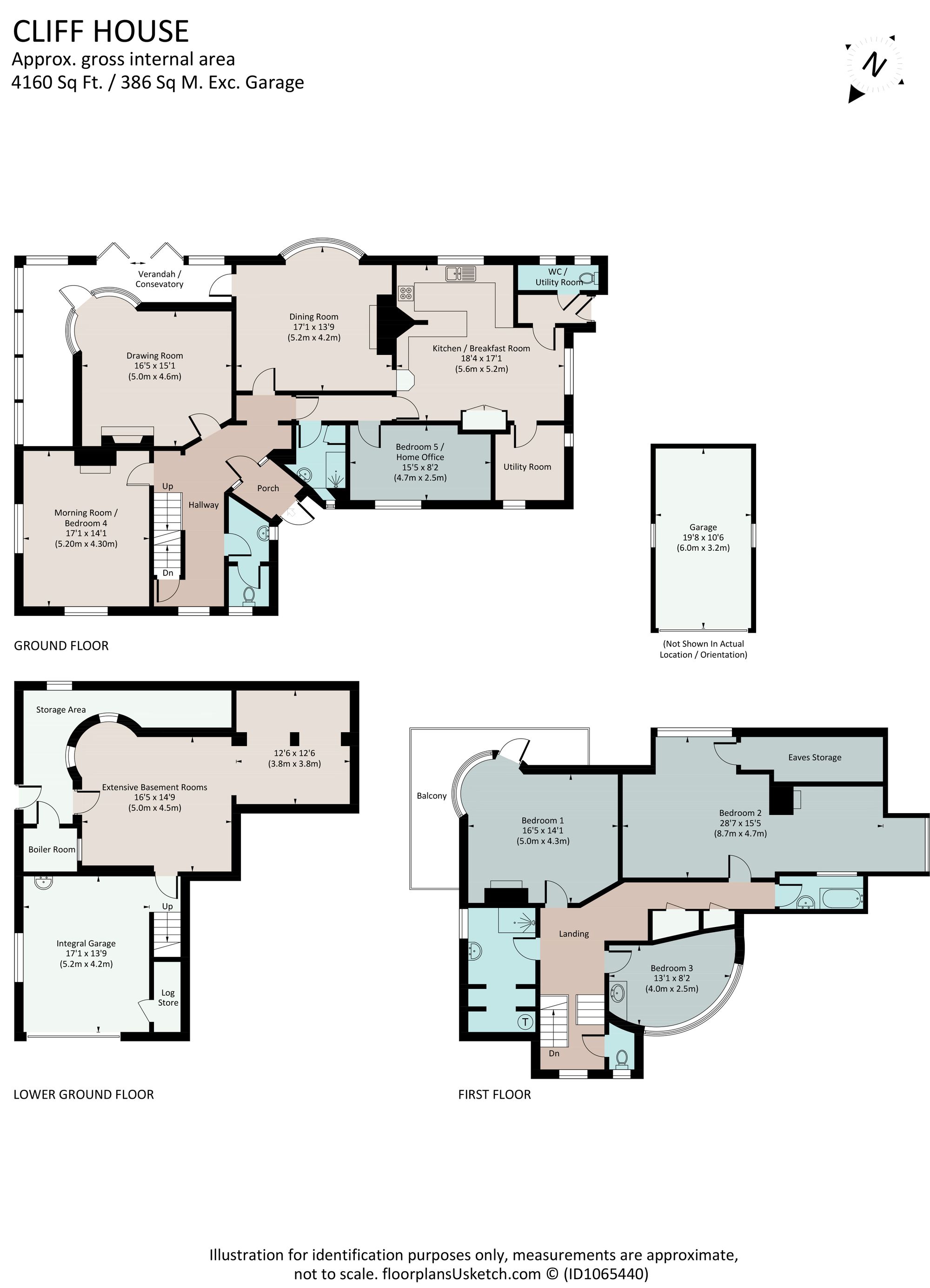 Cliff House, Torquay floorplan