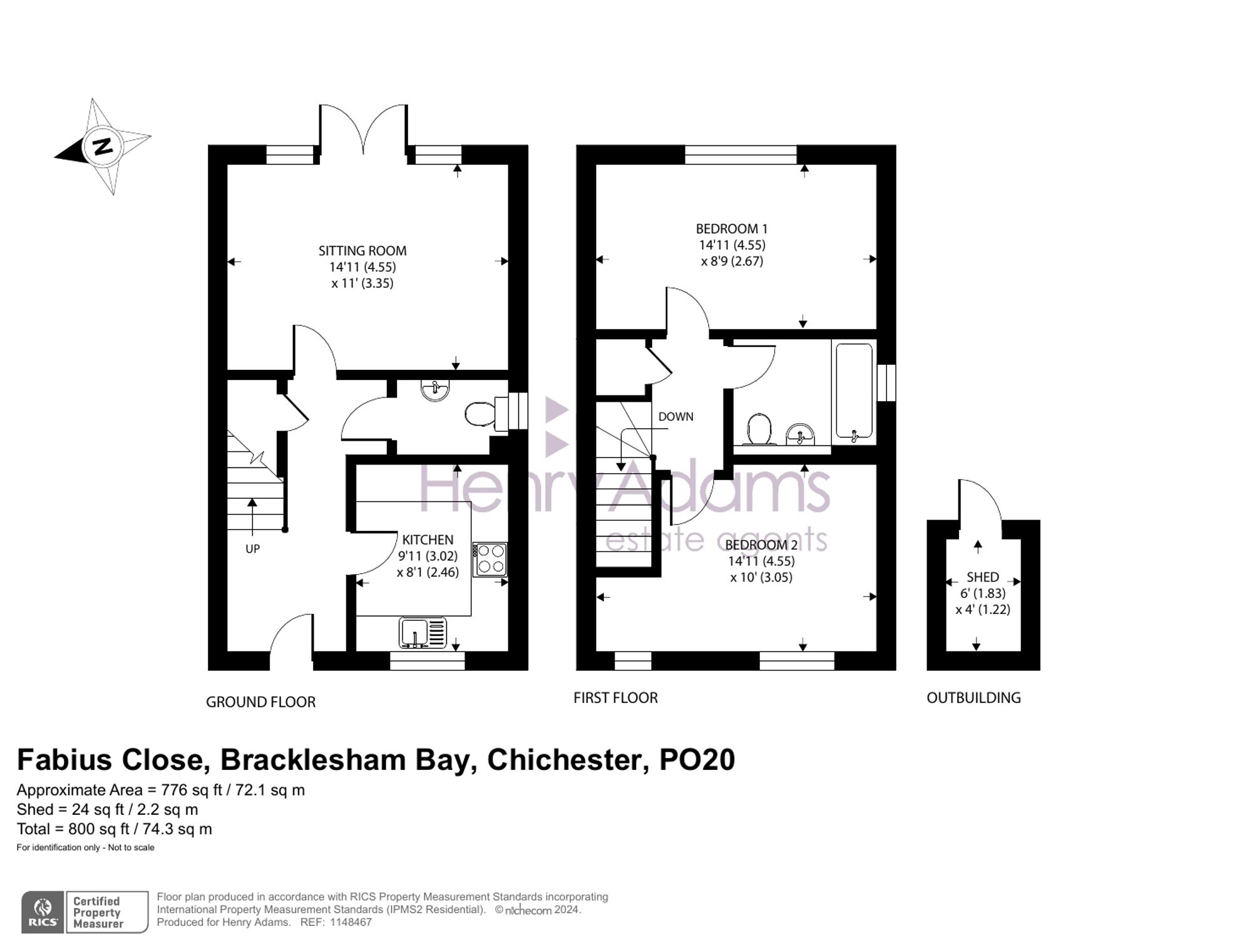 Fabius Close, Bracklesham Bay, PO20 floorplan