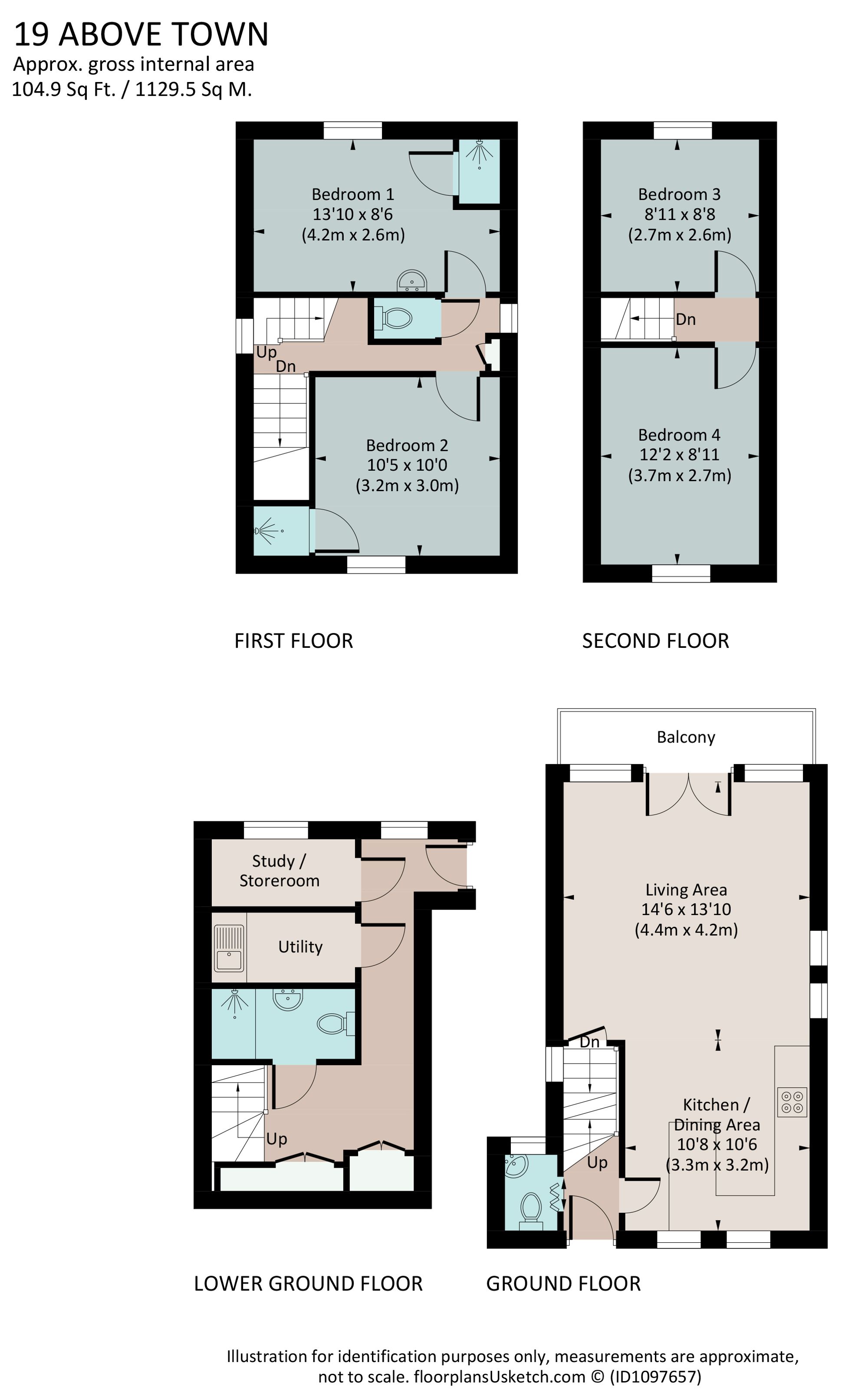 19 Above Town, Dartmouth floorplan