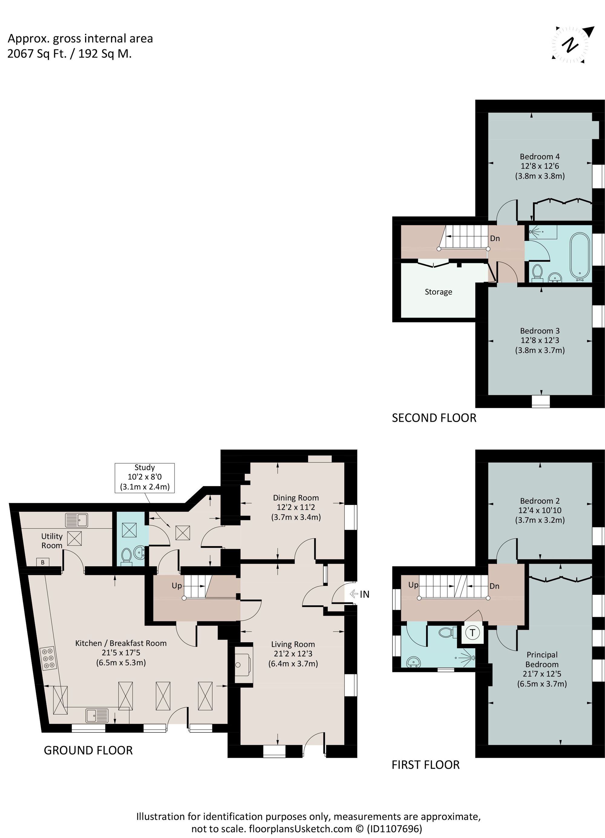 Brook Street, Slapton floorplan