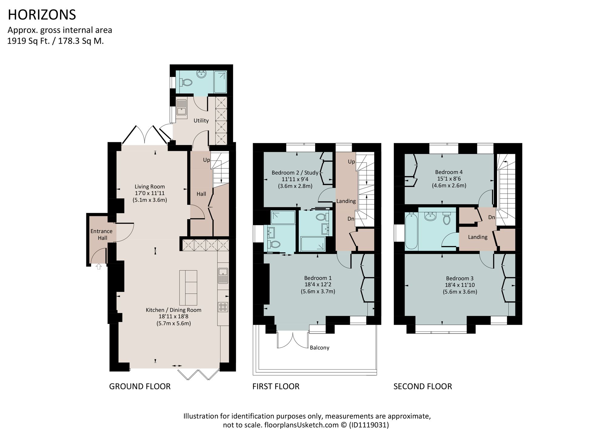 Horizons, Marine Parade, Preston Sands floorplan