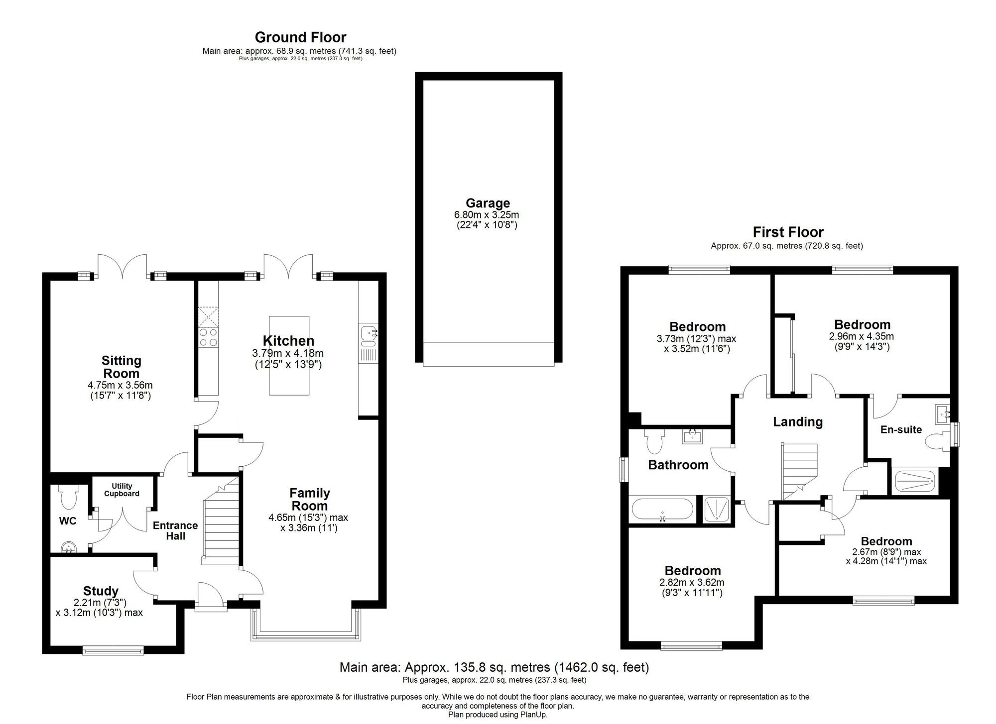 4 Bedroom House For Sale - Beverley Gardens, Lower Stondon, SG16 Floor Plan