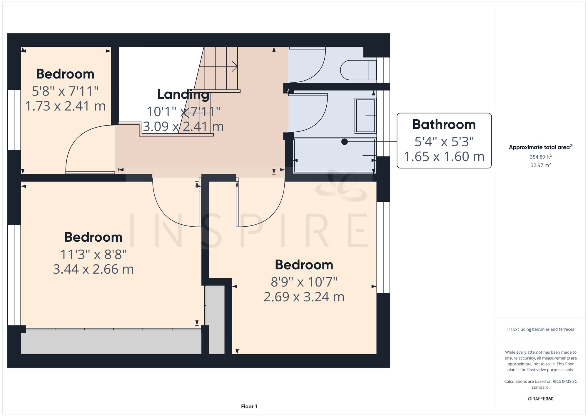 Floorplan for upstairs