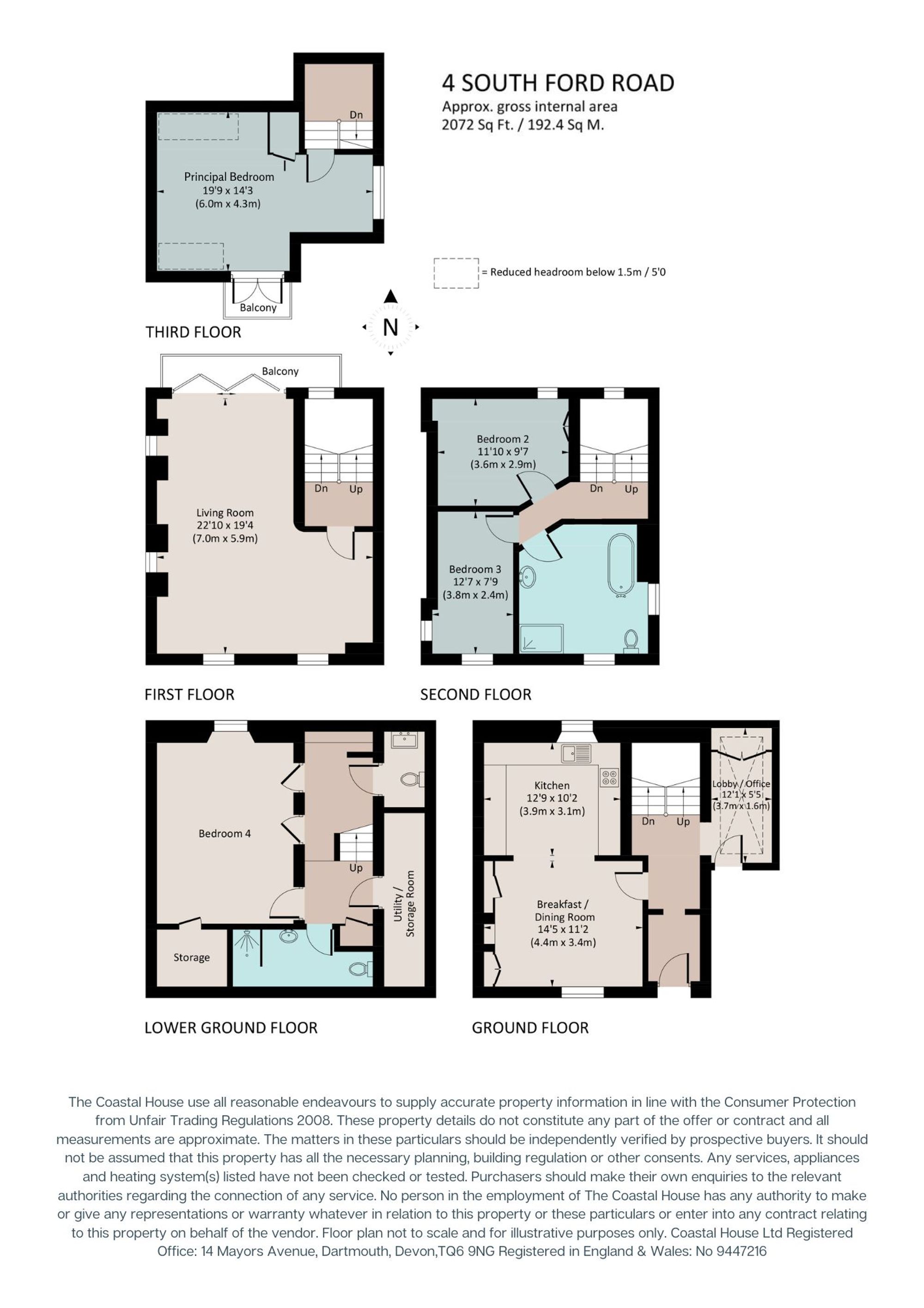 Hawley House, Dartmouth floorplan