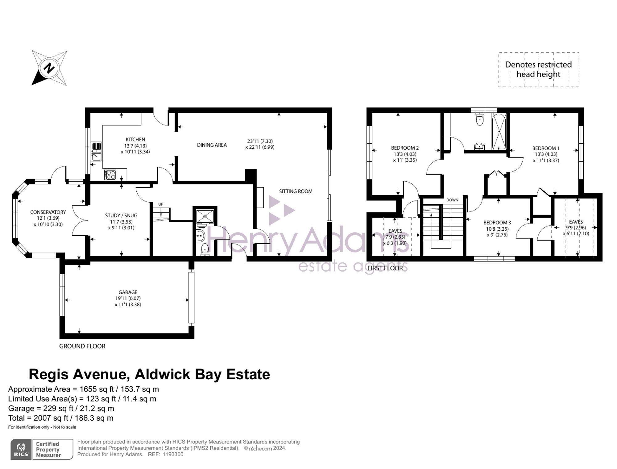 Regis Avenue, Aldwick Bay Estate, PO21 floorplan