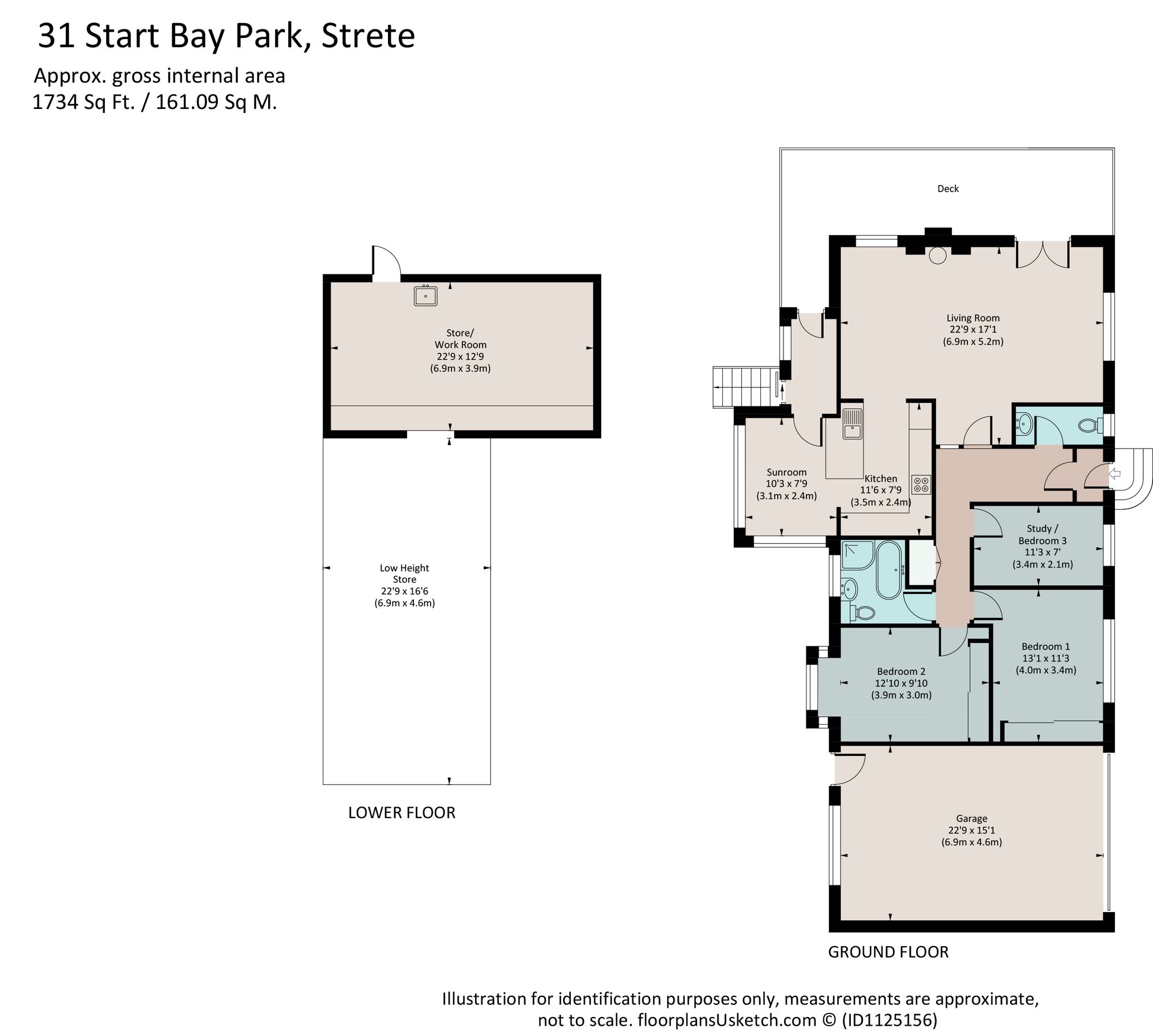 Start Bay Park, Strete, TQ6 floorplan