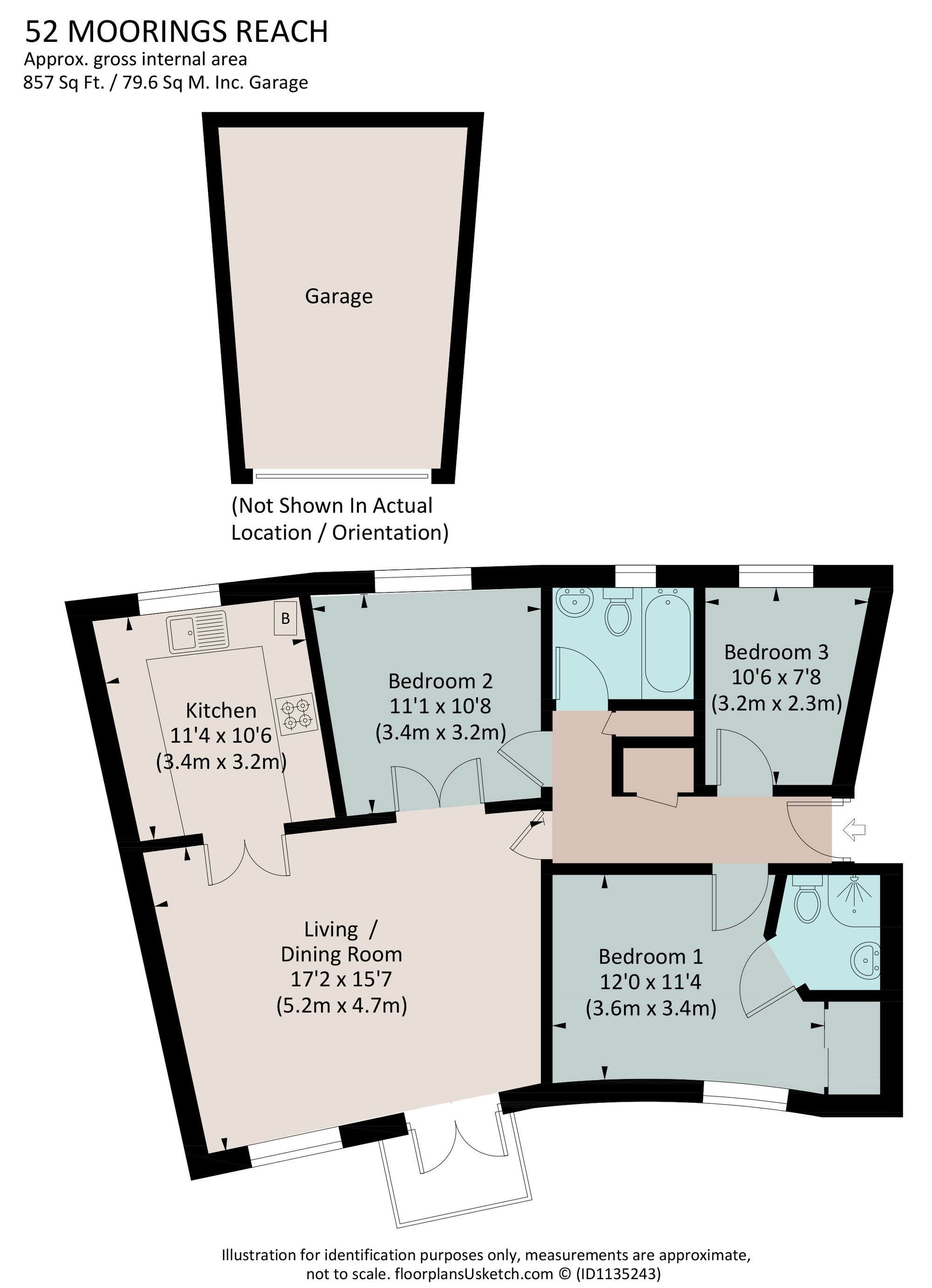 52 Moorings Reach, Brixham floorplan