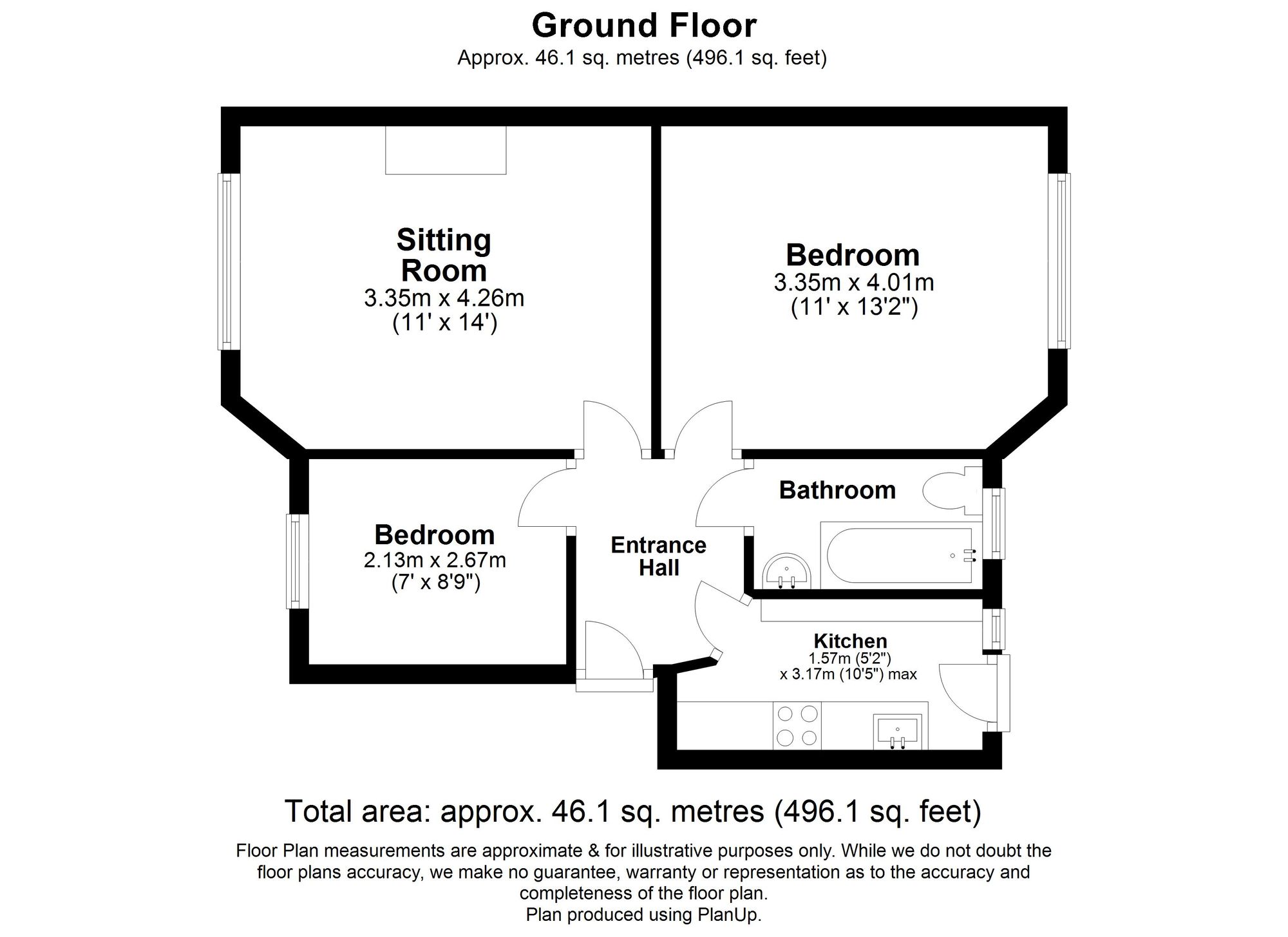 2 Bedroom  For Sale - Garrison Court, Hitchin, SG4