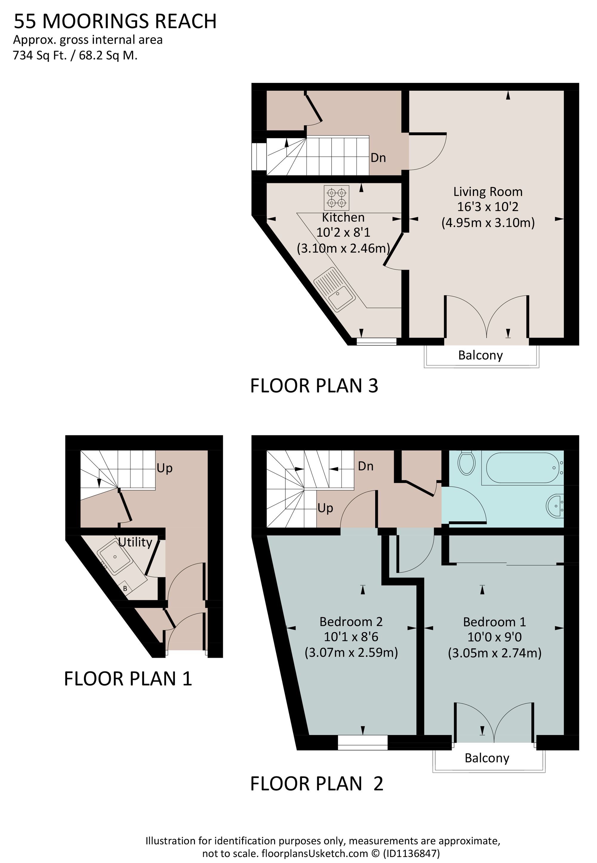 55 Moorings Reach, Brixham floorplan