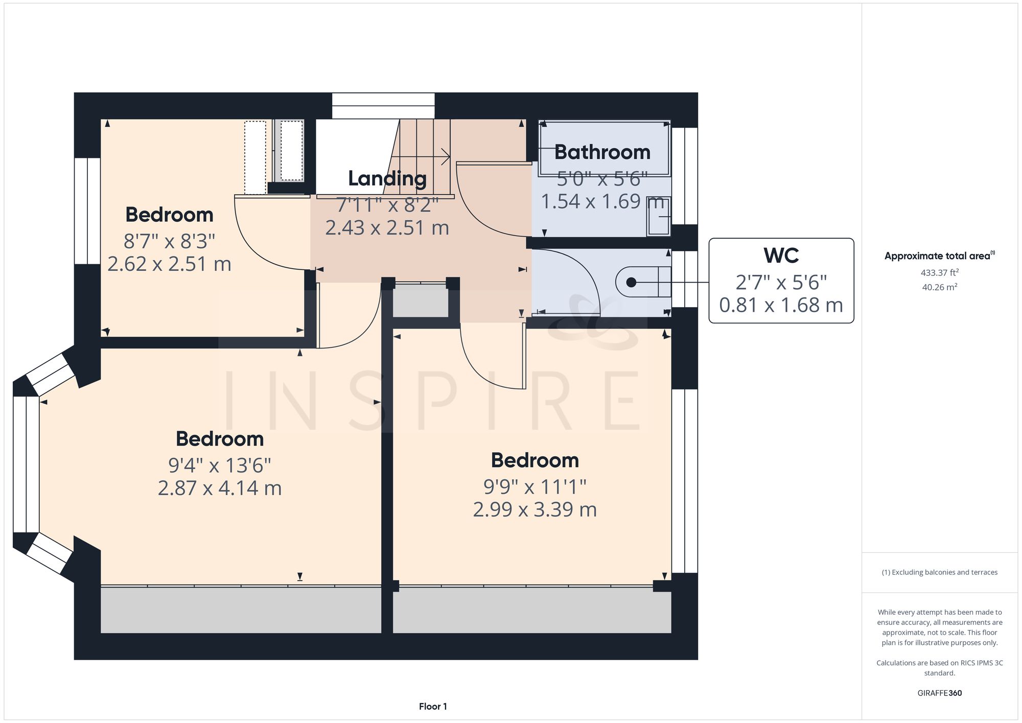 Floorplan for upstairs FP