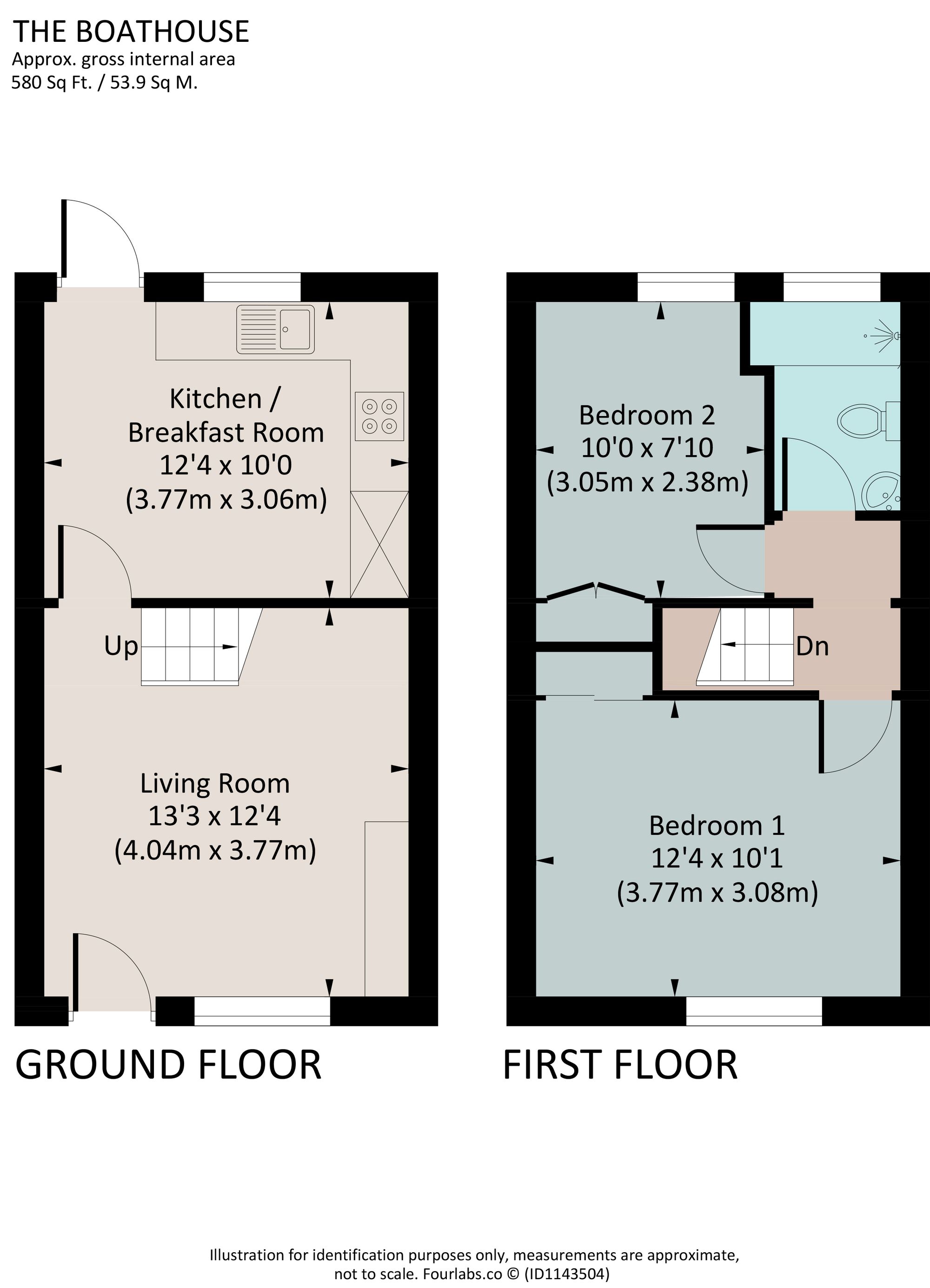 The Boathouse, Kingswear floorplan