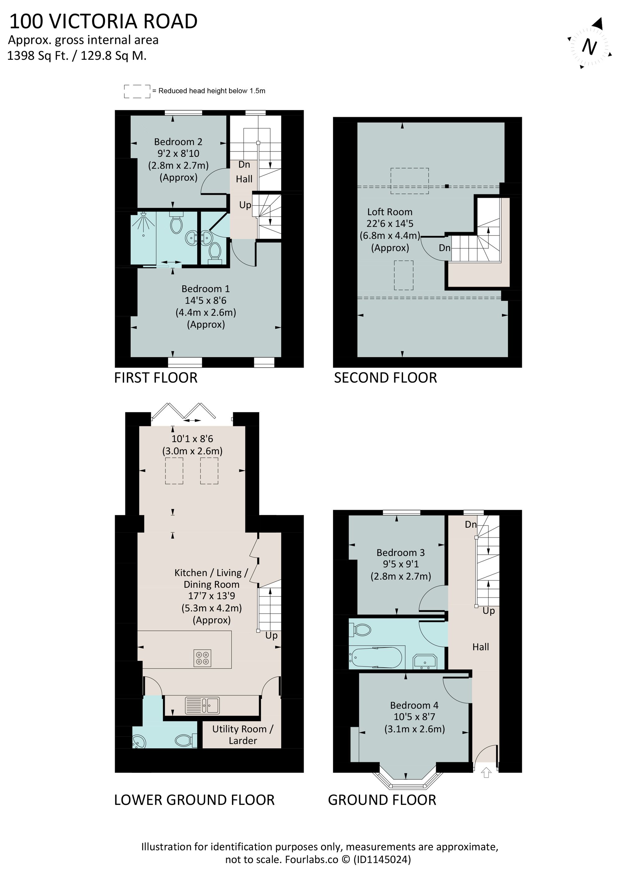 100 Victoria Road, Dartmouth, Devon floorplan