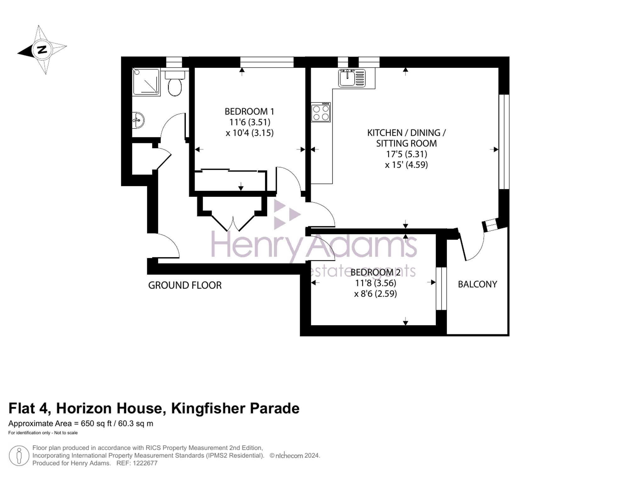 Kingfisher Parade, East Wittering, PO20 floorplan